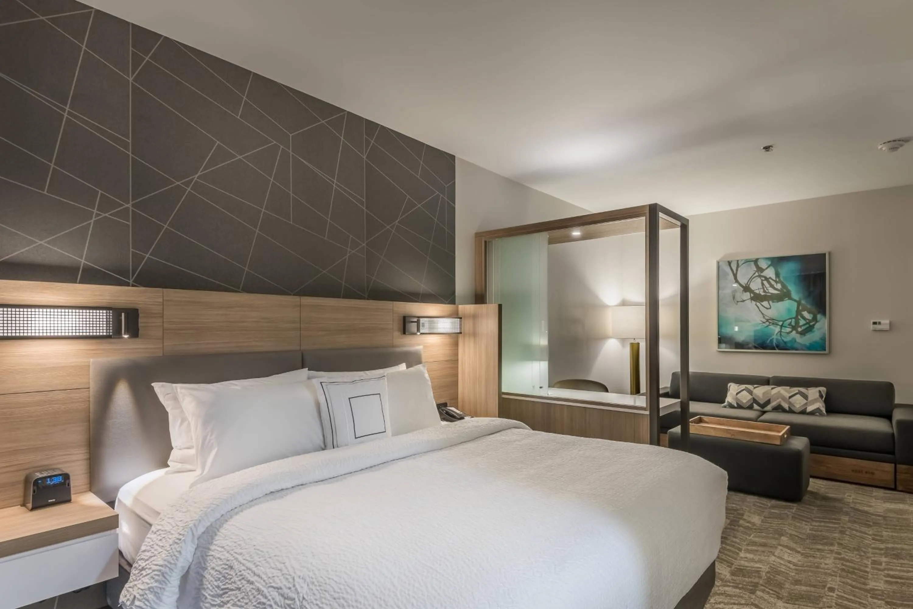 Bedroom, Bed in SpringHill Suites by Marriott Dallas Rockwall