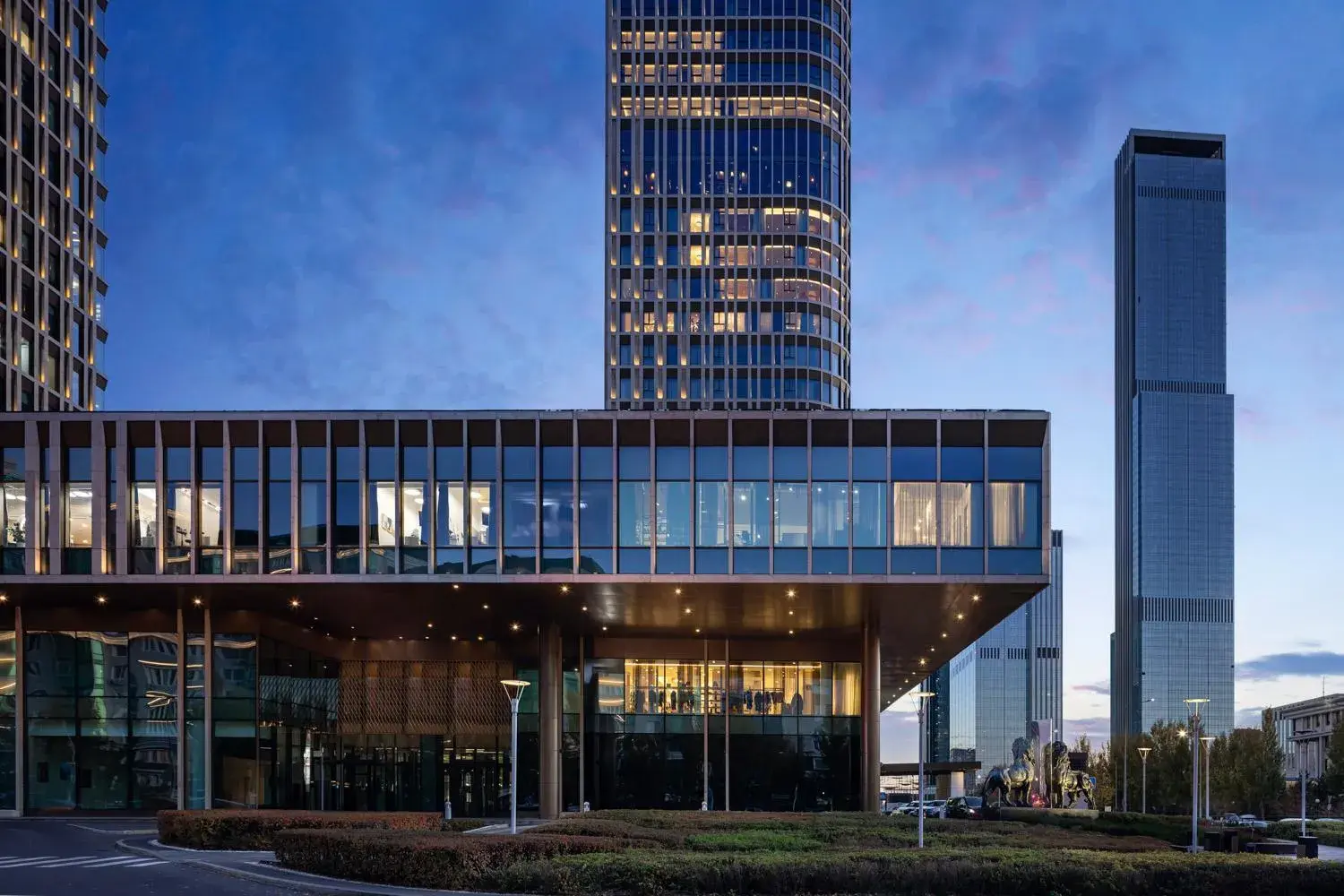 Property building in The Ritz-Carlton, Astana Property building in The Ritz-Carlton, Astana