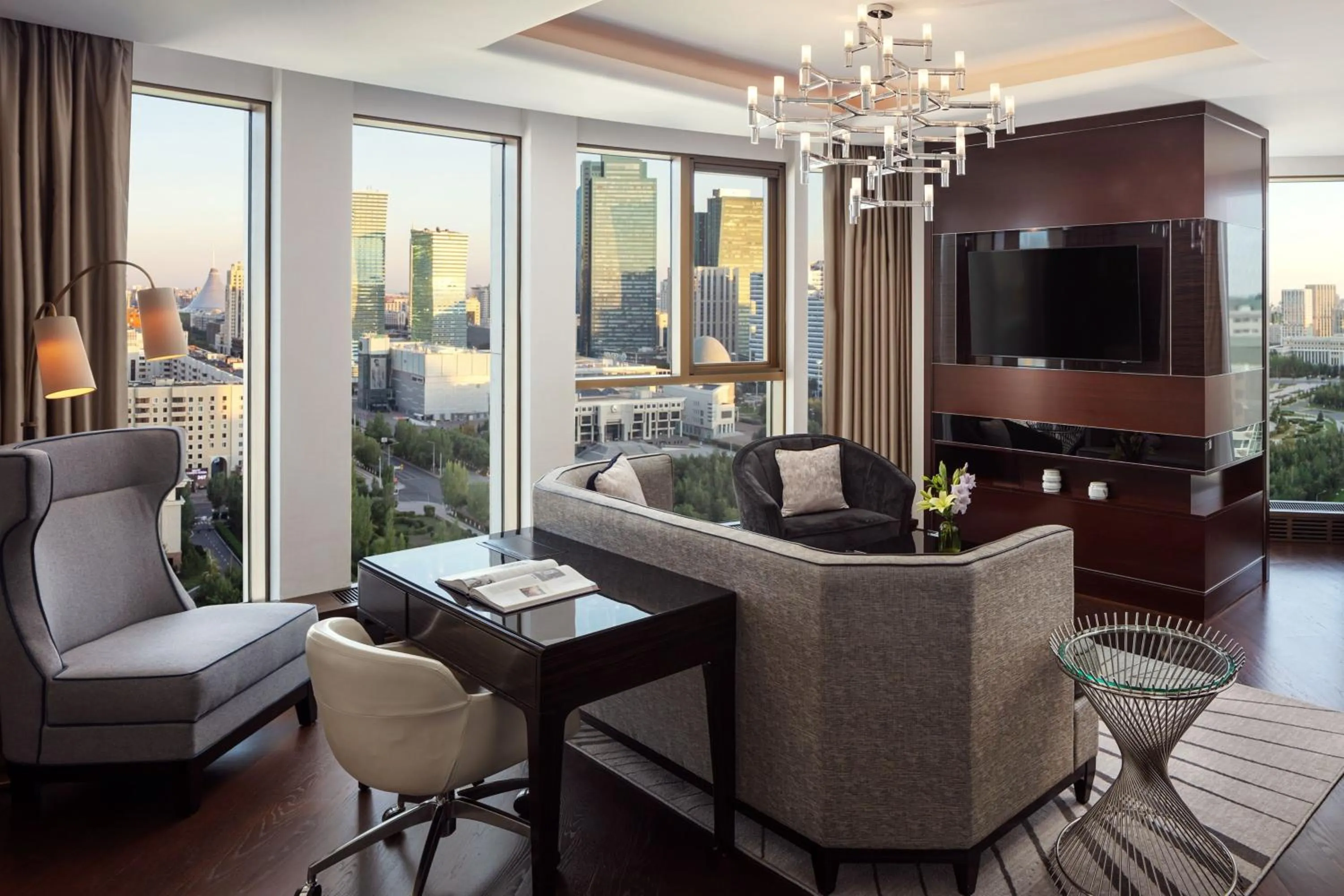 Living room in The Ritz-Carlton, Astana