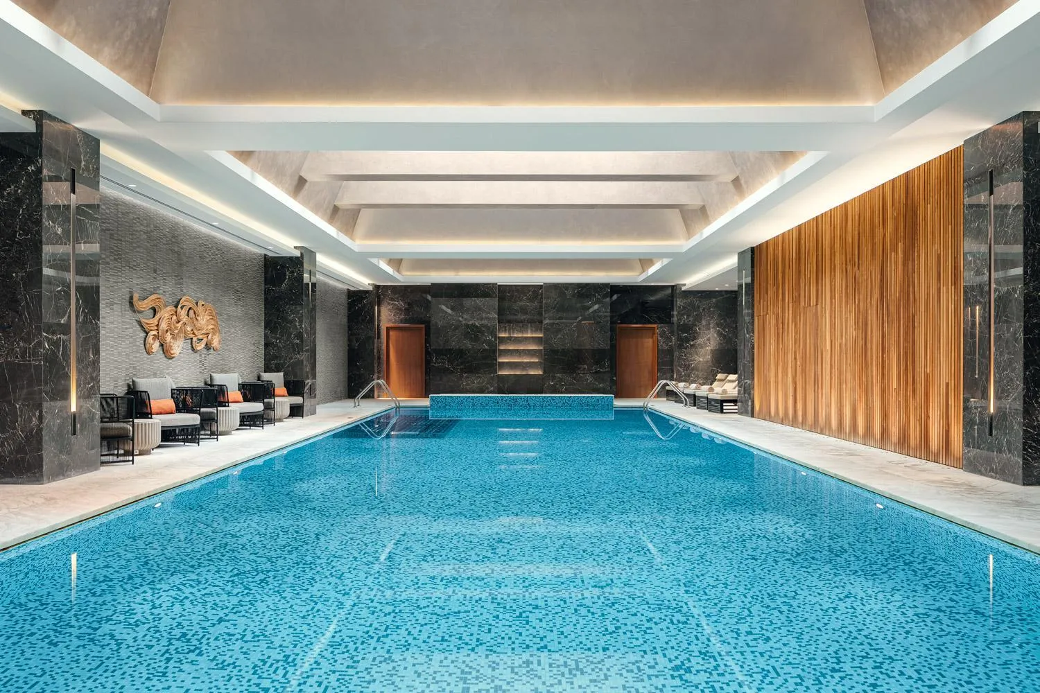 Swimming pool in The Ritz-Carlton, Astana