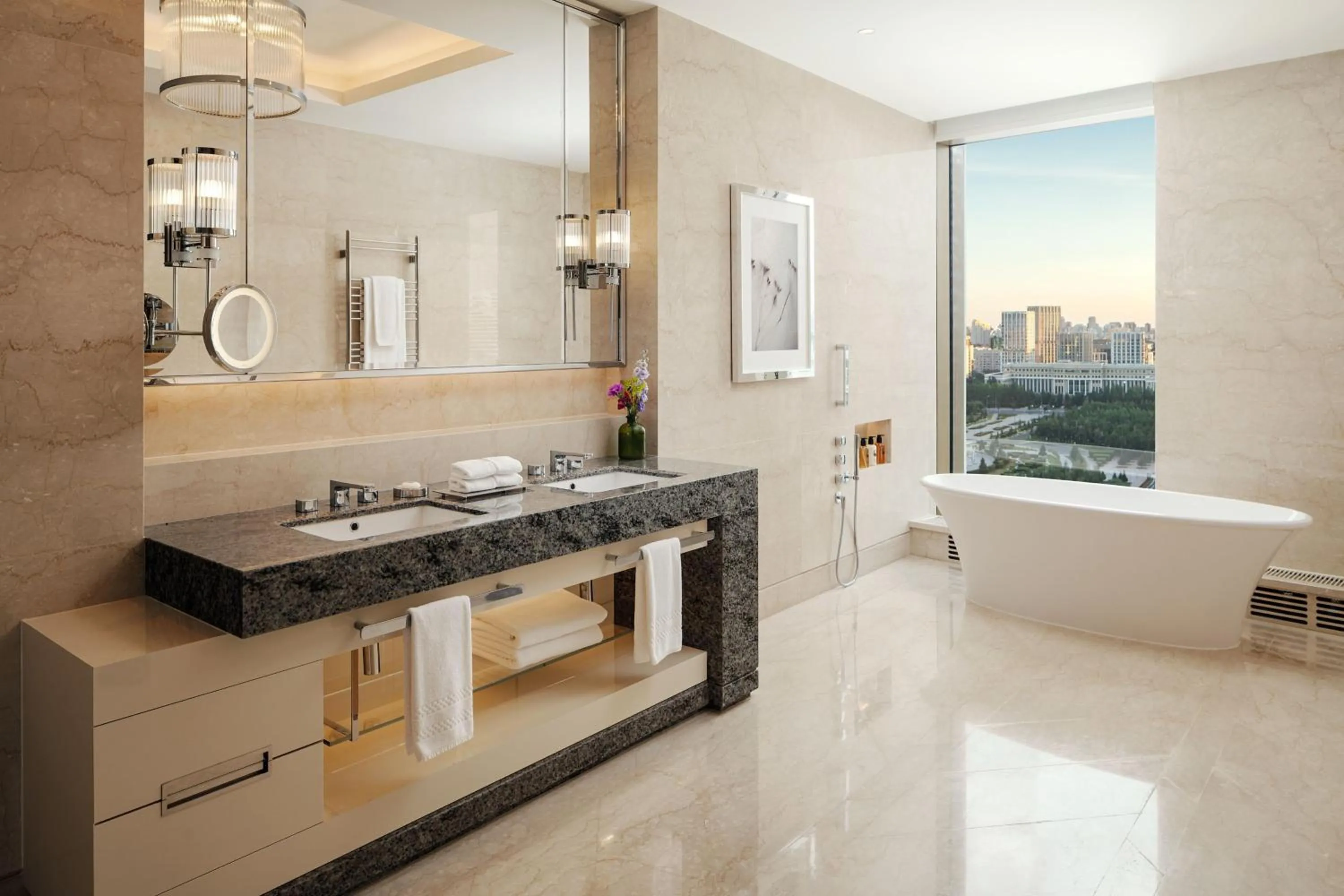 Bathroom in The Ritz-Carlton, Astana