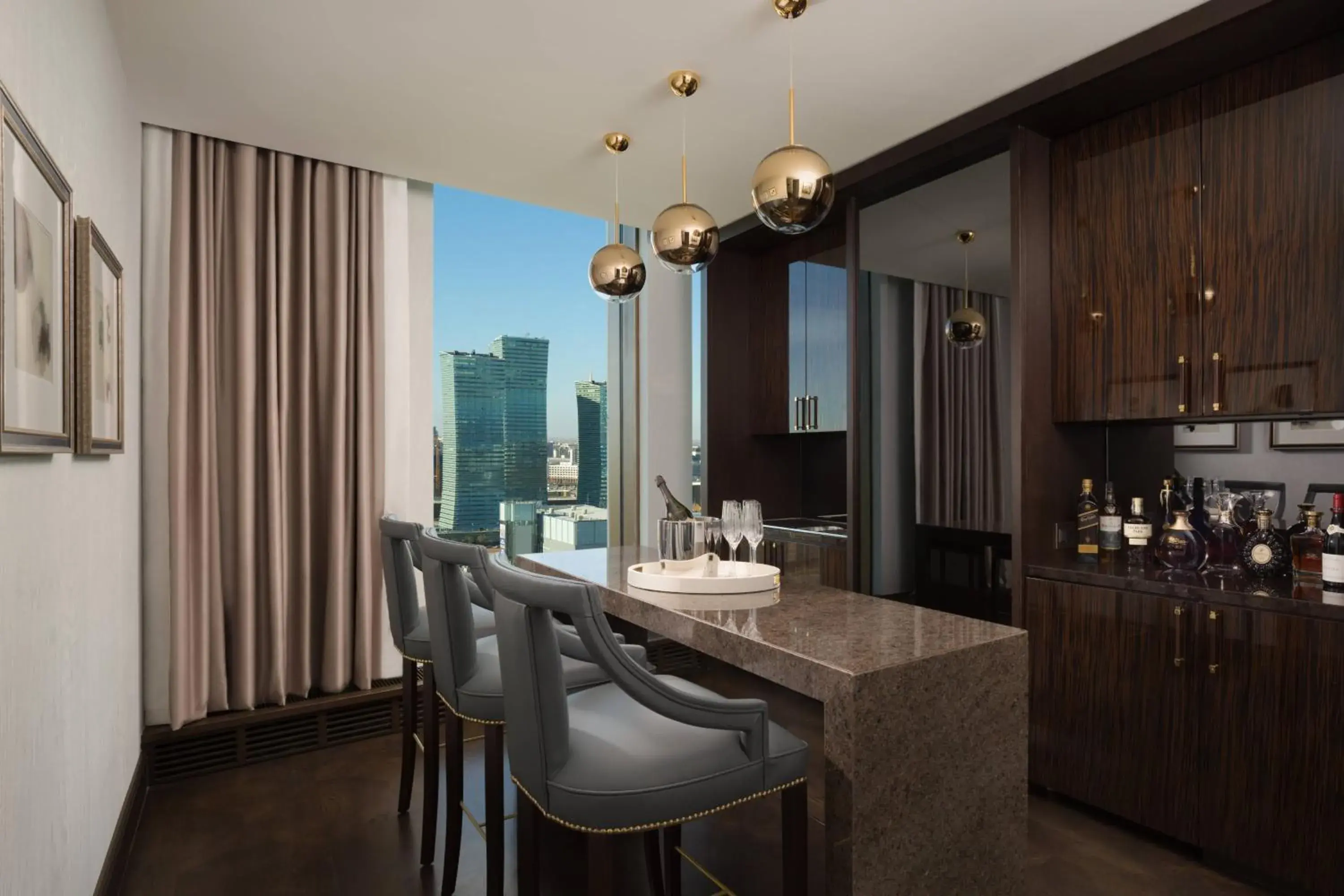 Lounge or bar in The Ritz-Carlton, Astana Lounge or bar in The Ritz-Carlton, Astana