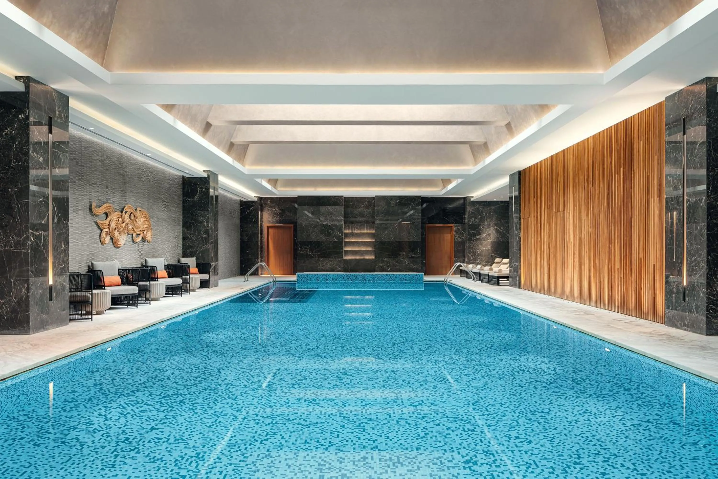 Swimming pool in The Ritz-Carlton, Astana