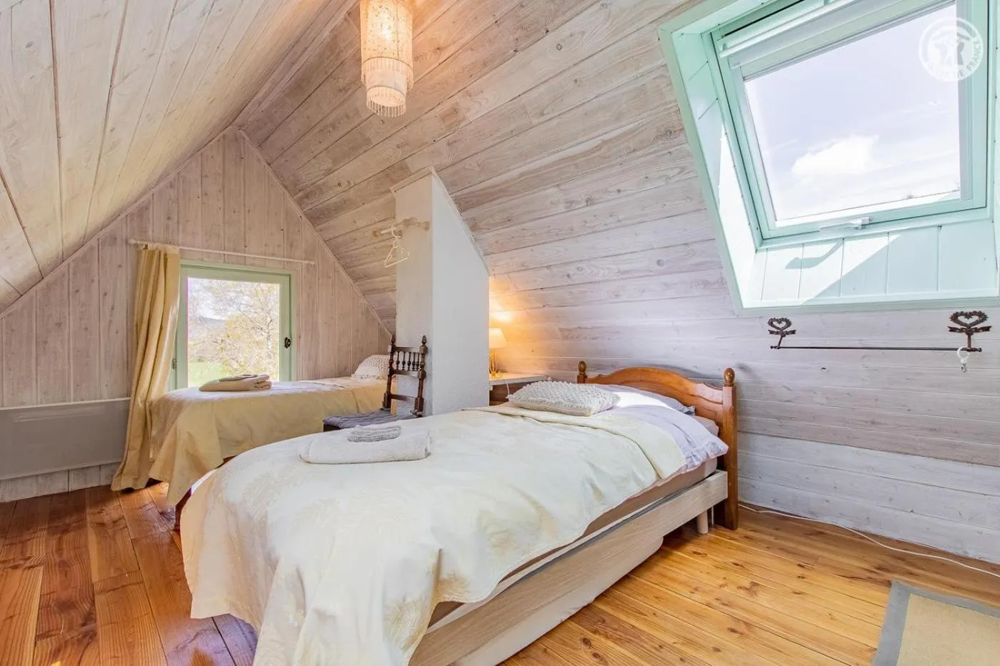 Bedroom, Bed in Gîte de la Colombière