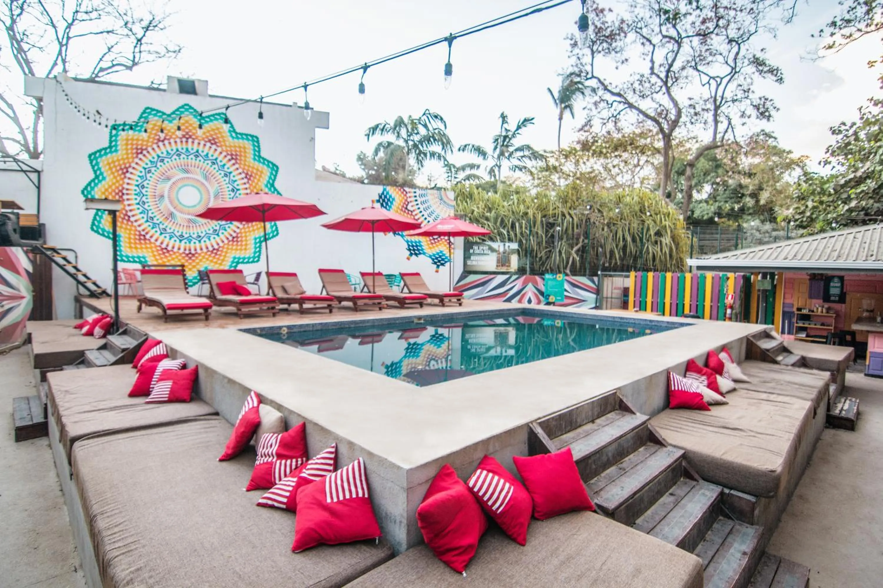 Swimming pool in Selina Tamarindo