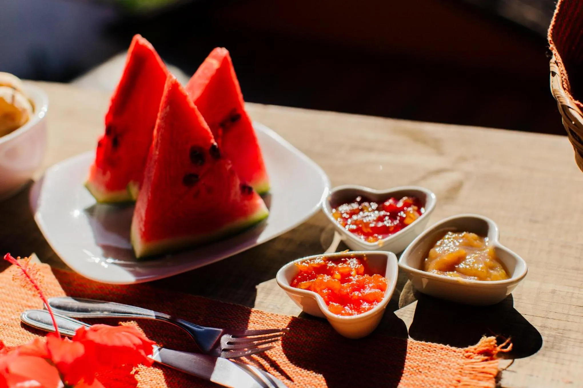 Breakfast in Pousada Parque da Mata