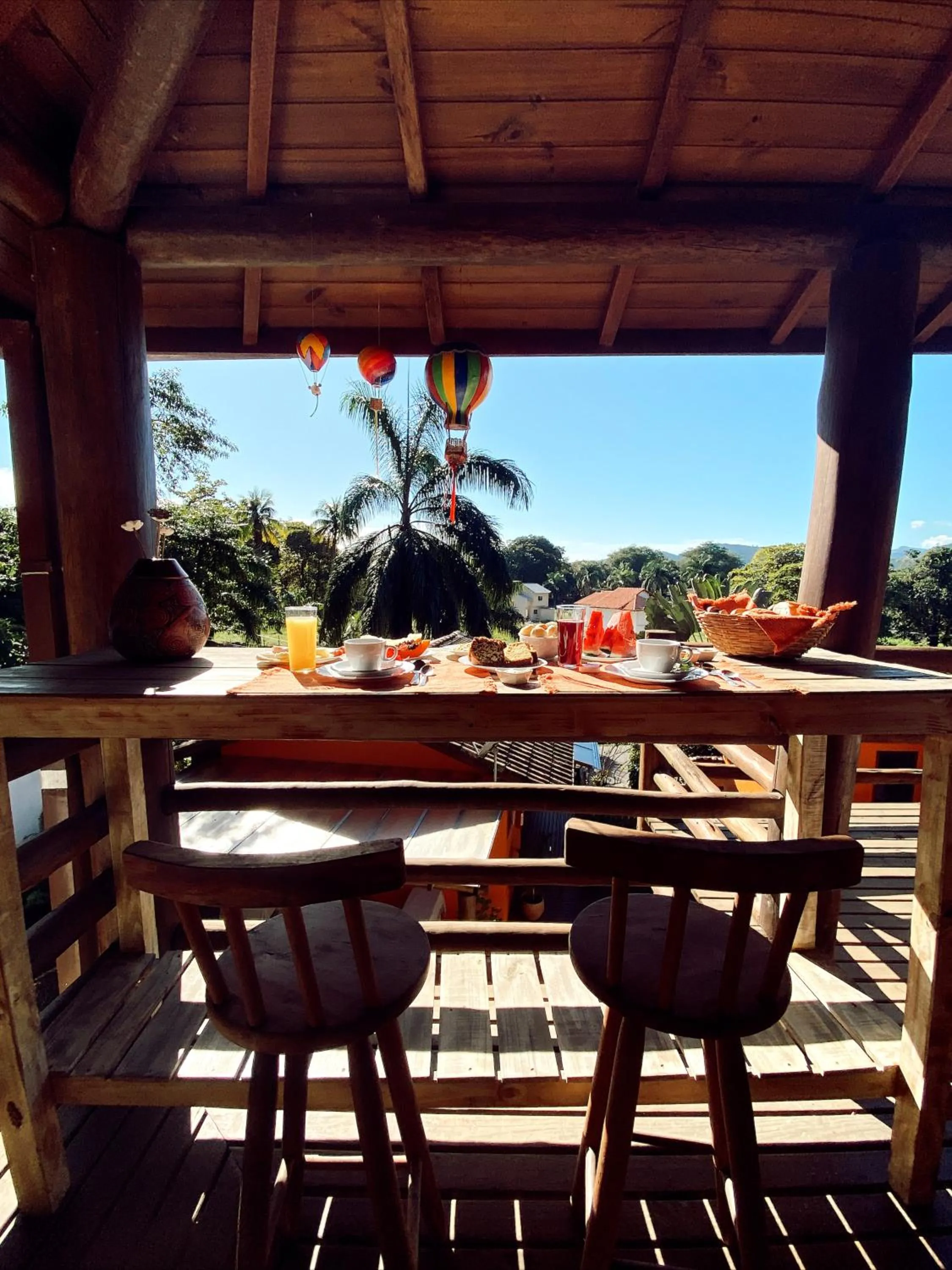 Breakfast in Pousada Parque da Mata