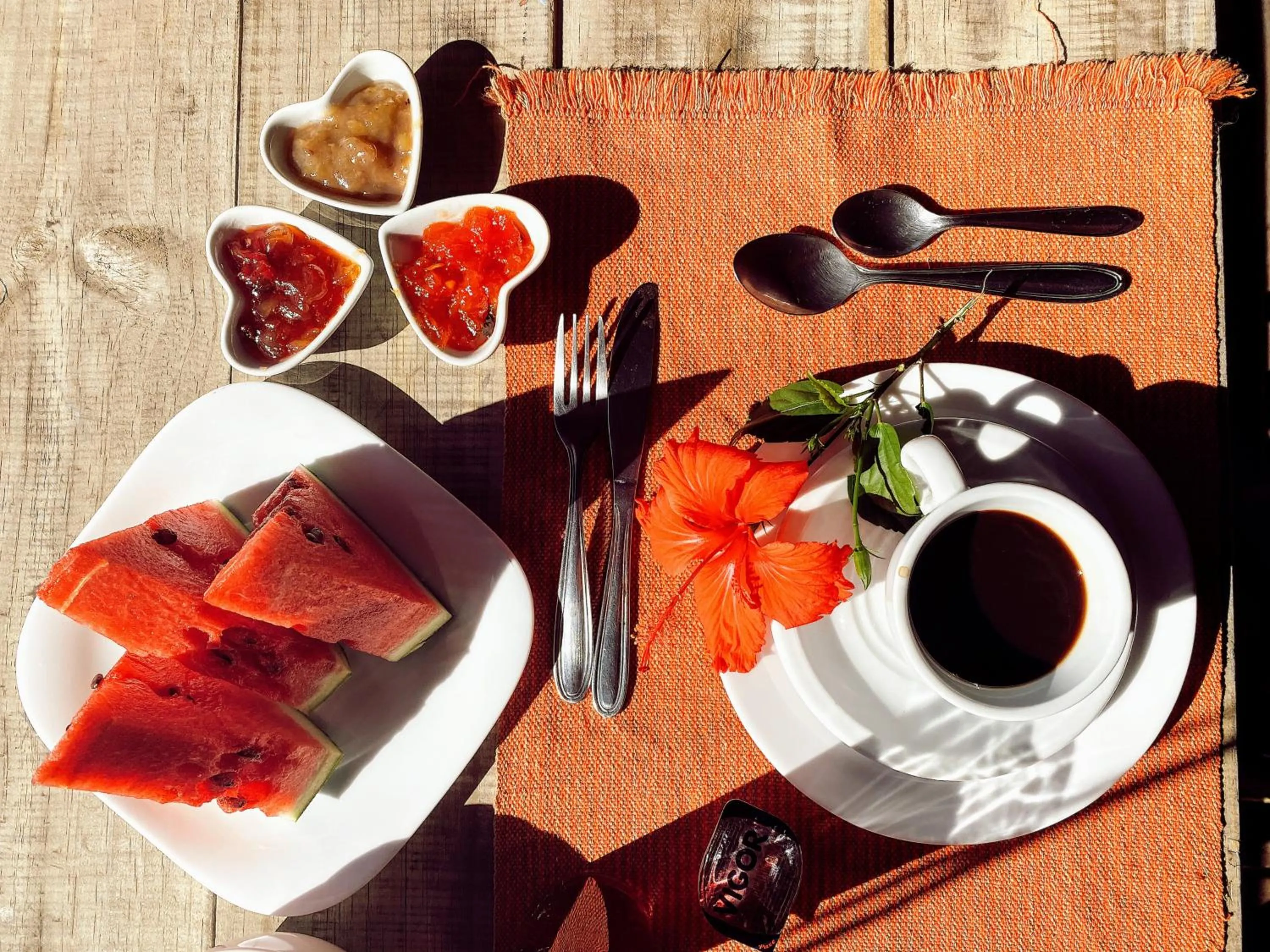 Breakfast in Pousada Parque da Mata