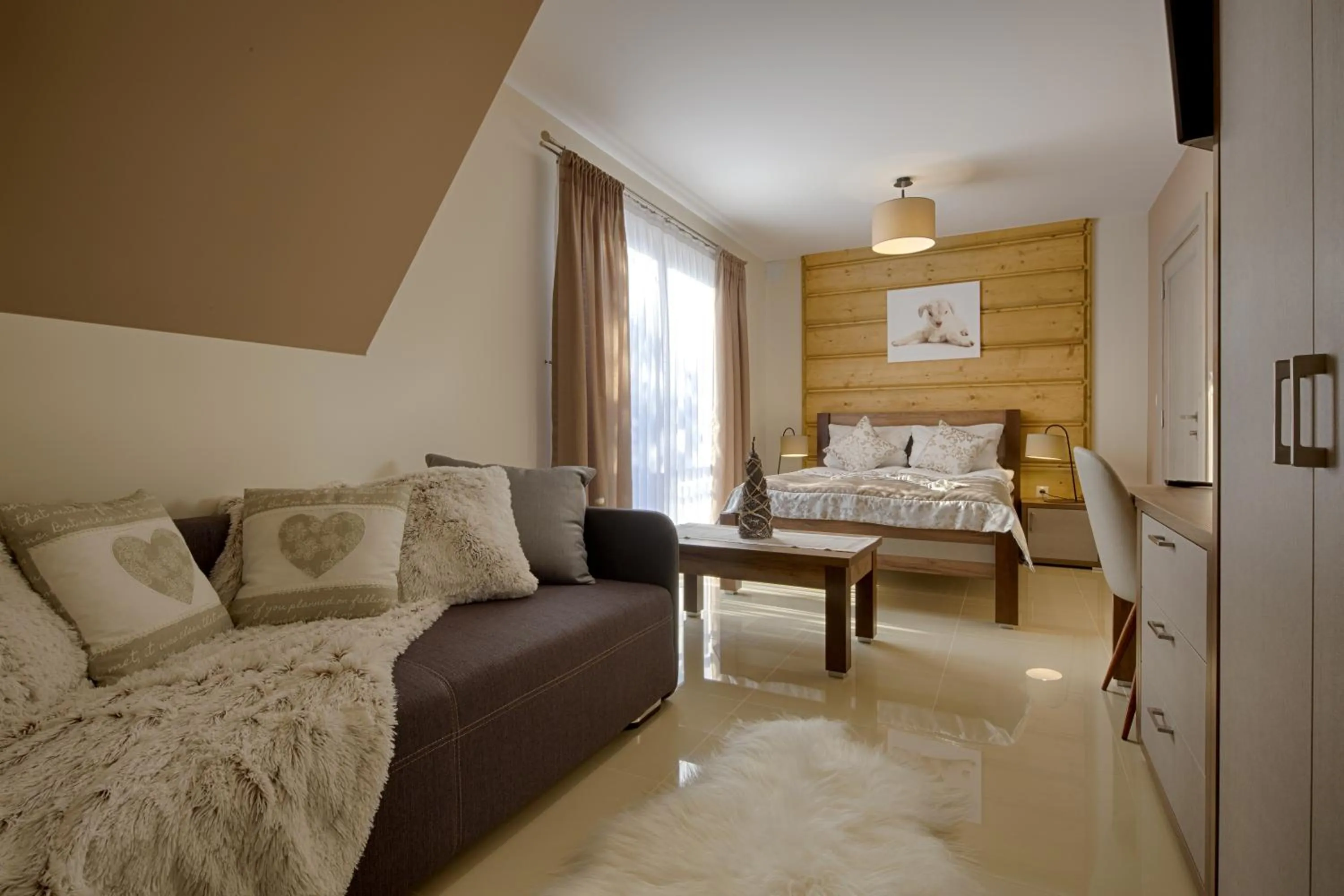 Bed in Gordonówka Residence & SPA- sauna i jacuzzi-przeżyj niezapomniany pobyt