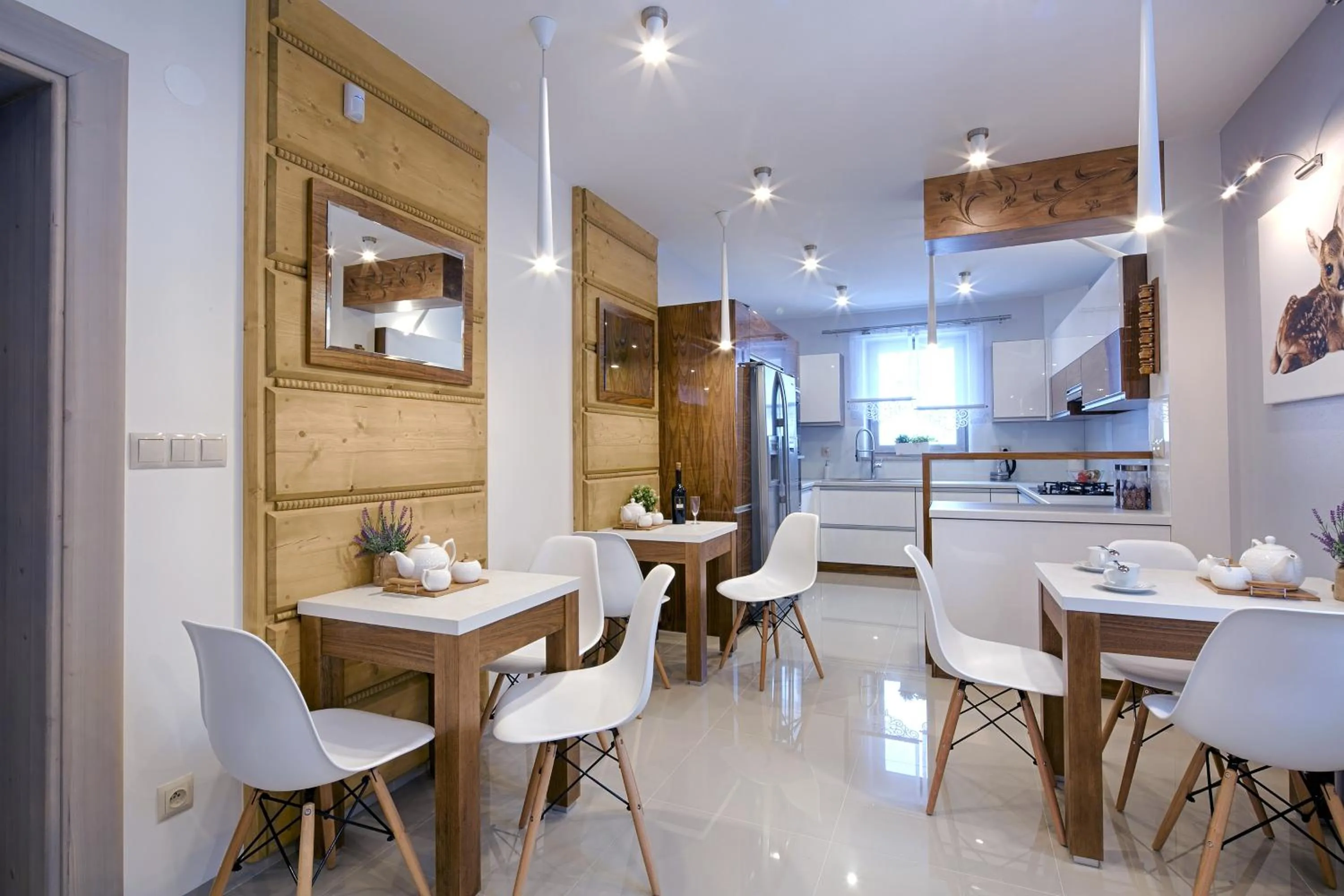 Kitchen or kitchenette in Gordonówka Residence & SPA- sauna i jacuzzi-przeżyj niezapomniany pobyt