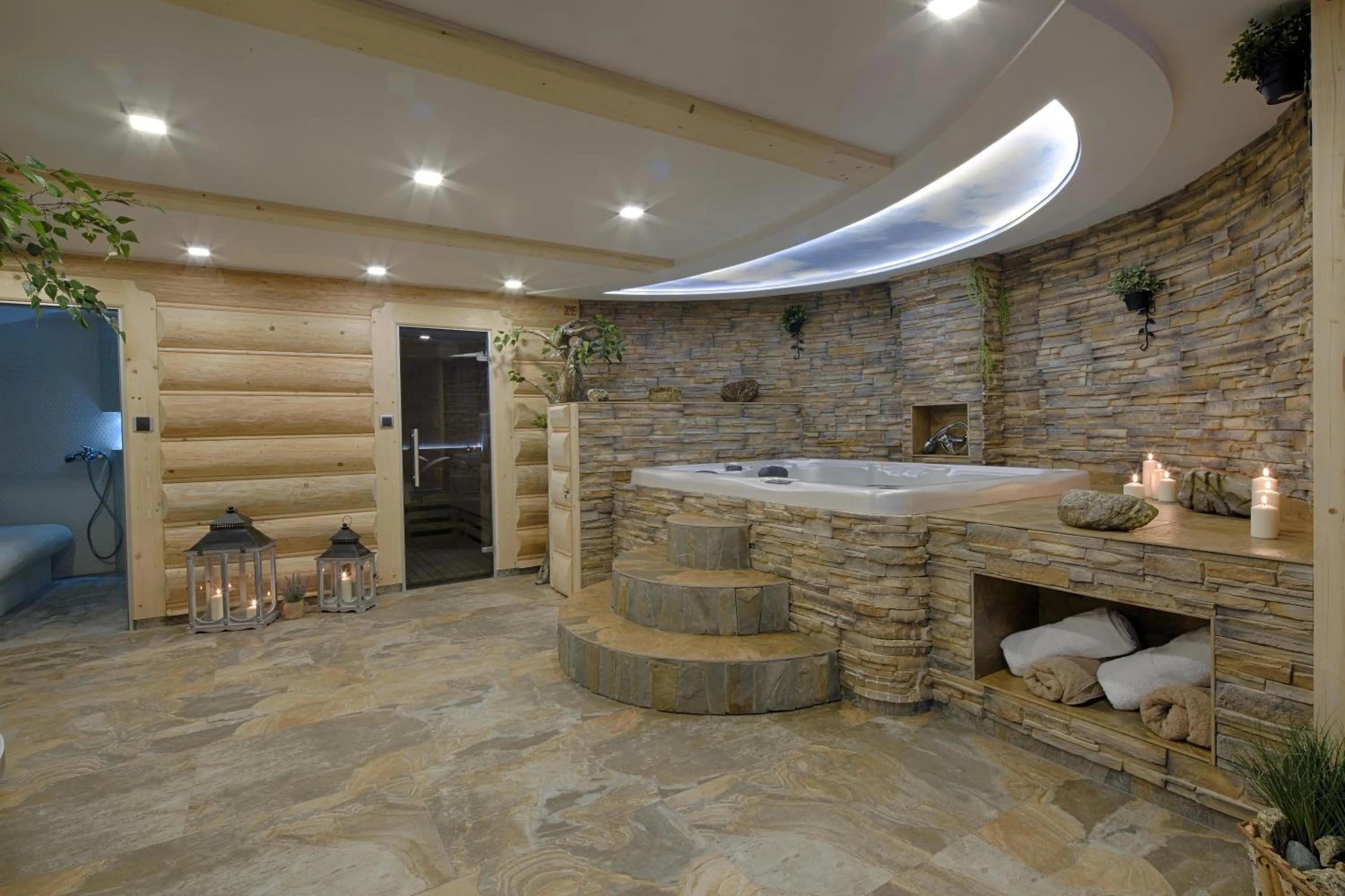 Hot Tub in Gordonówka Residence & SPA- sauna i jacuzzi-przeżyj niezapomniany pobyt