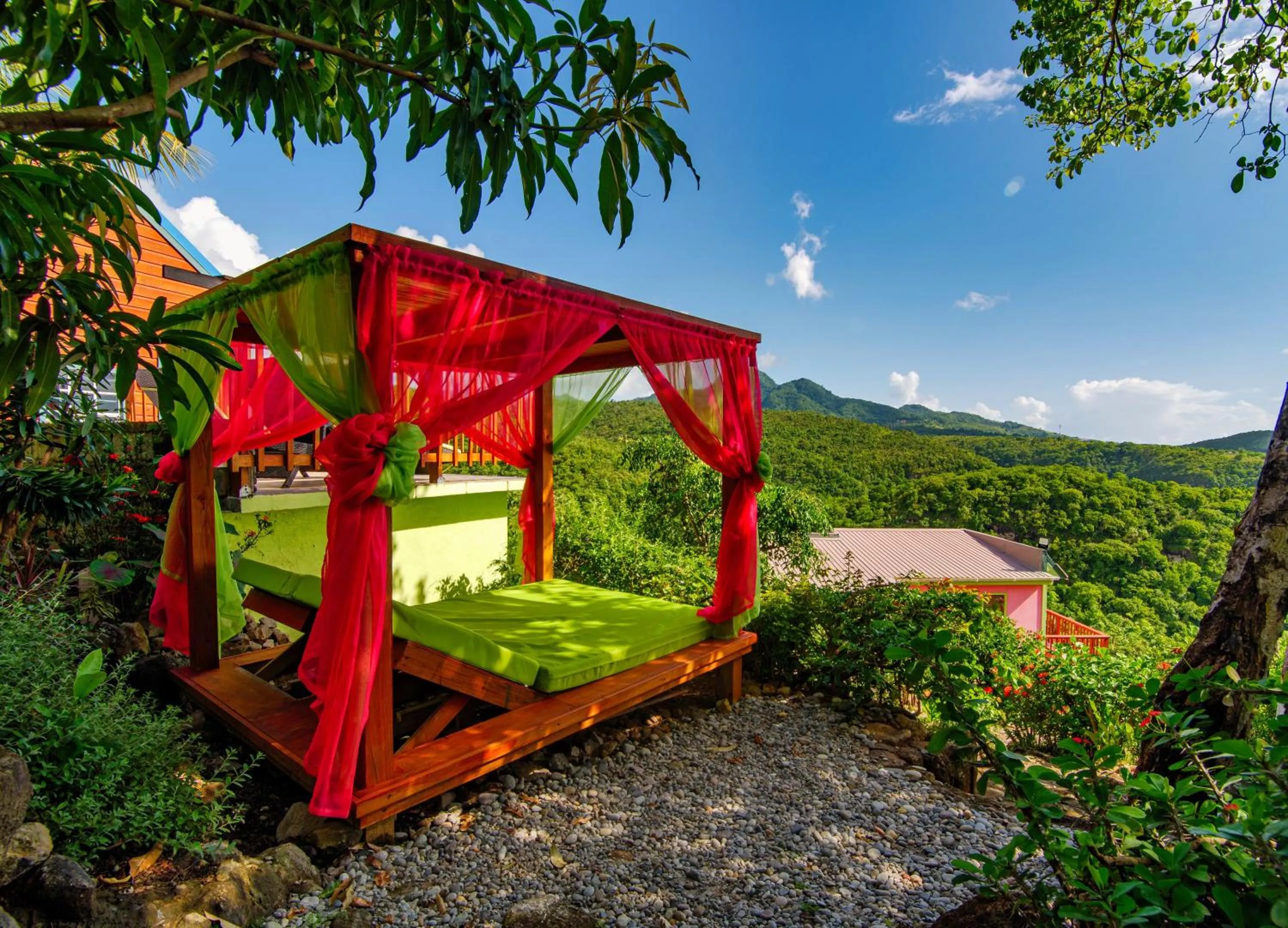 Garden in Tropical Paradise View