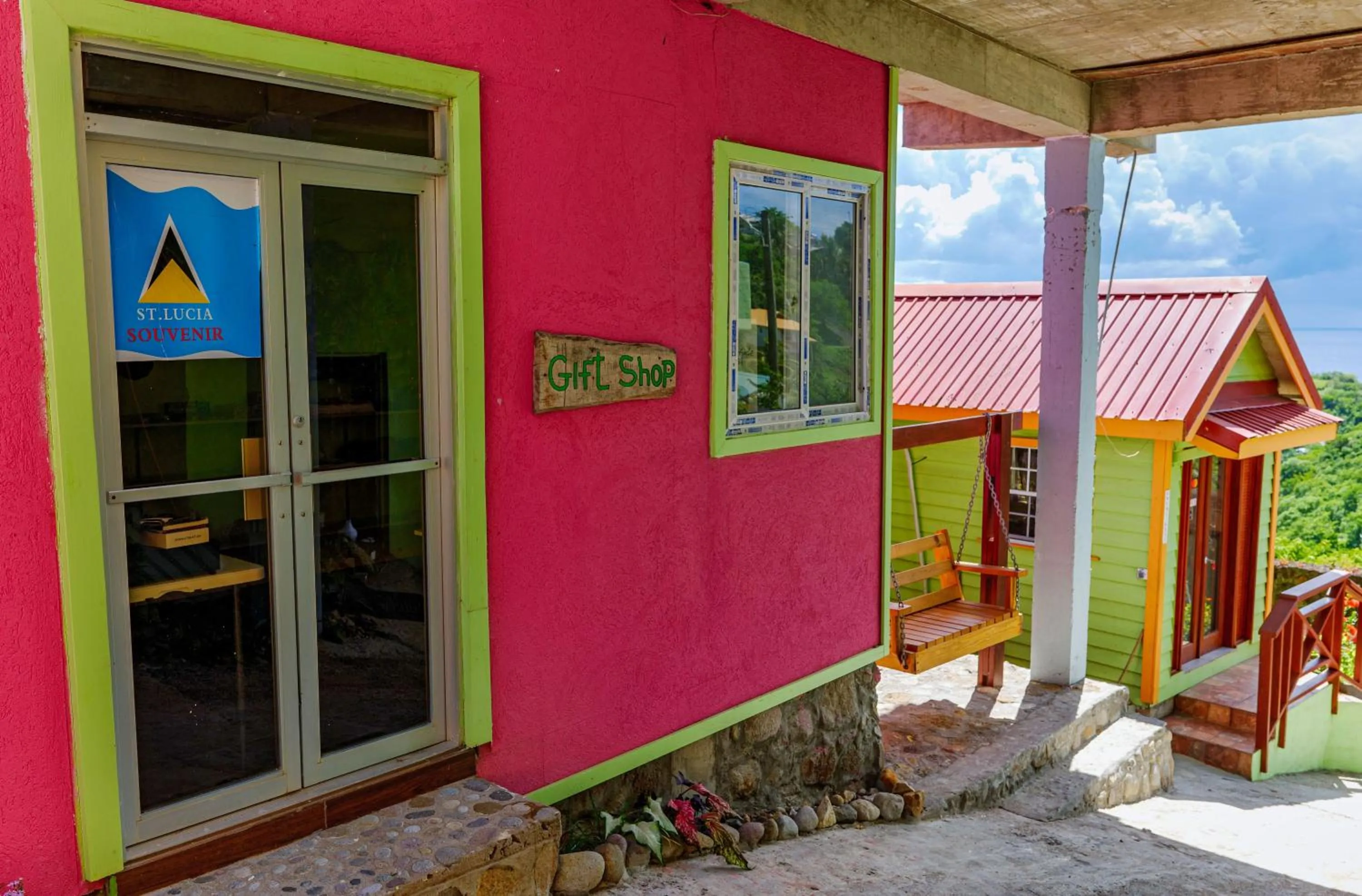 Shopping Area in Tropical Paradise View