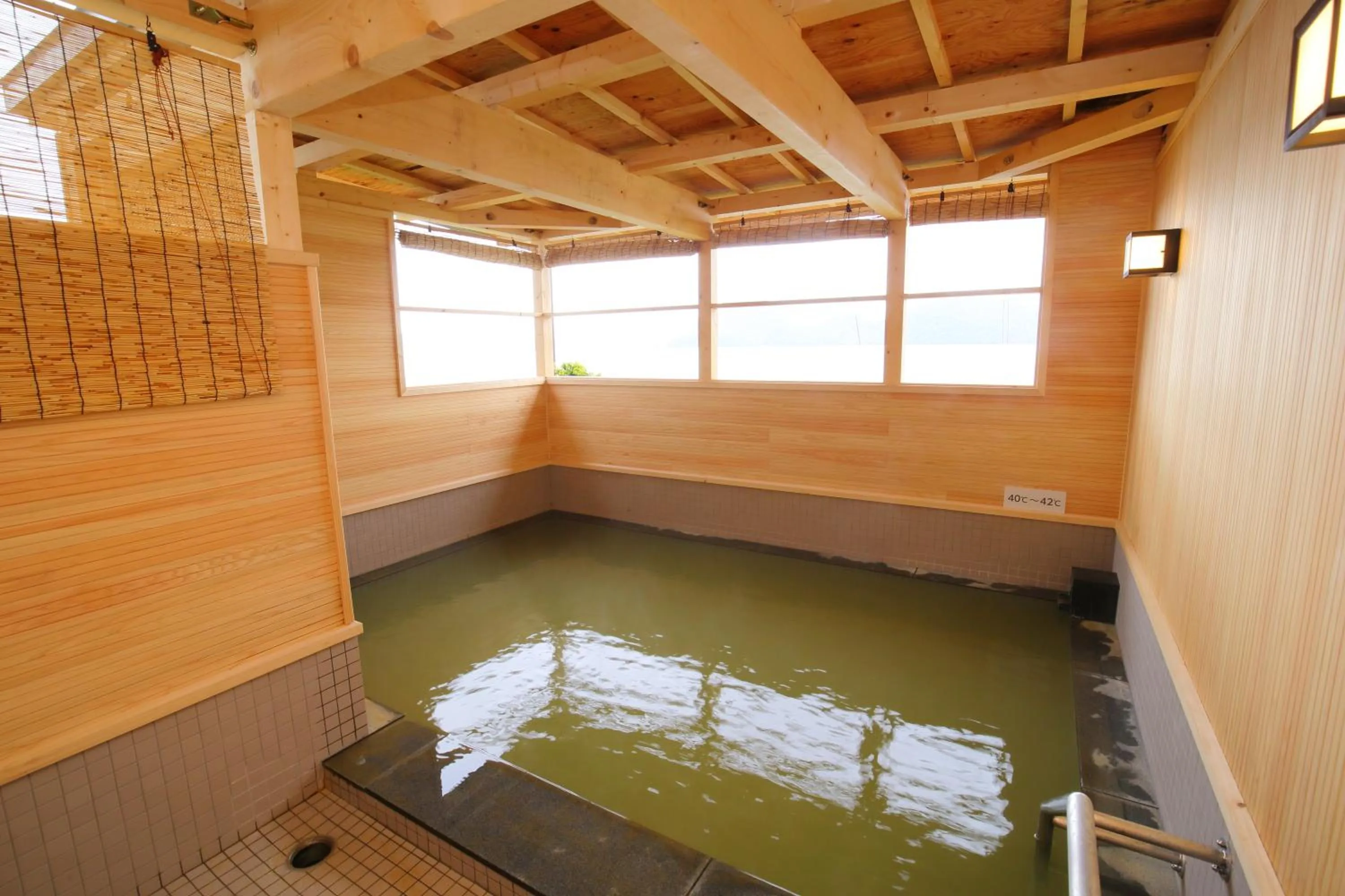 Open Air Bath in Toya-onsen Hotel Hanabi