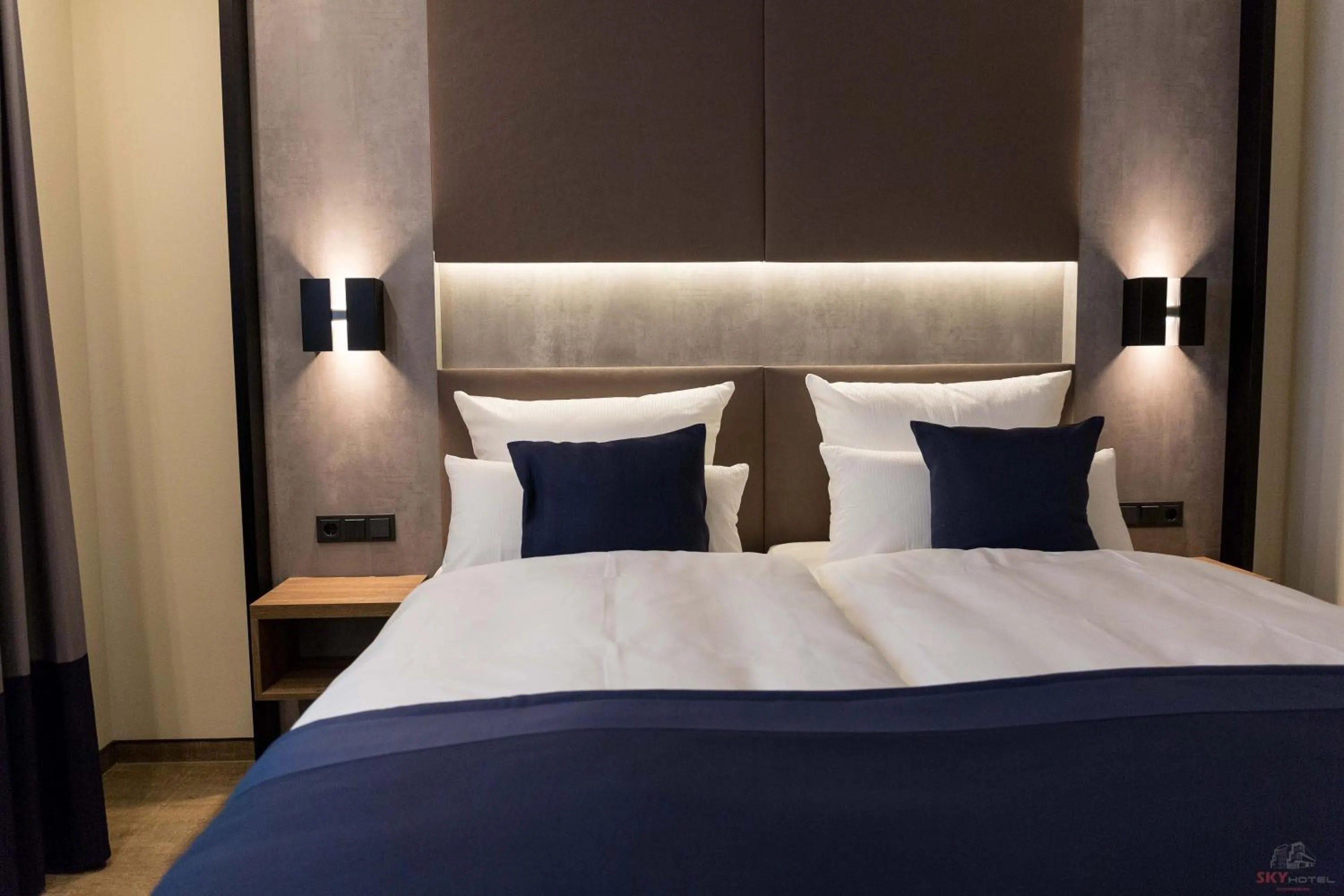 Bed in SKY Hotel Cloppenburg