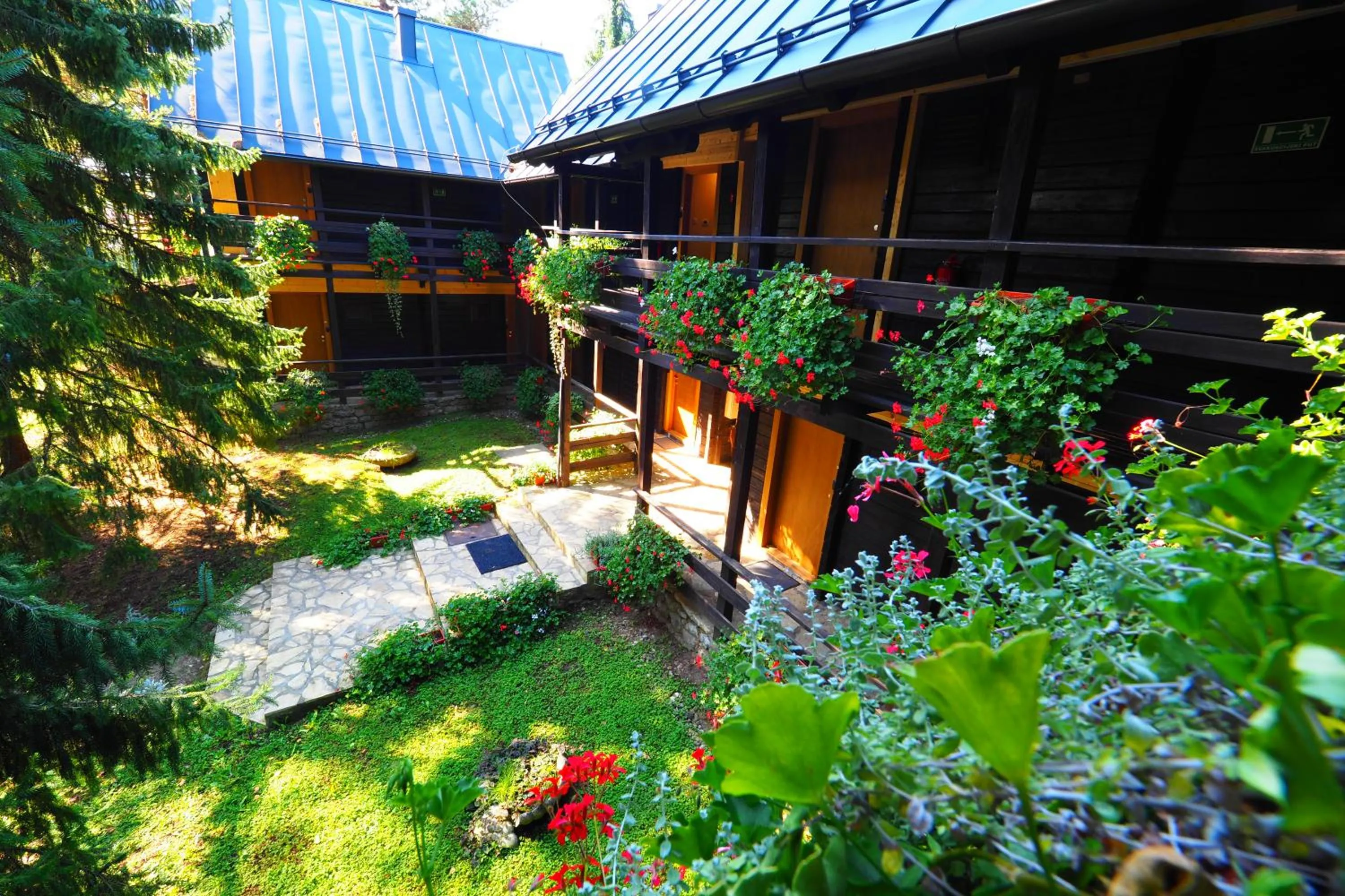 Garden in Plitvice Holiday Resort