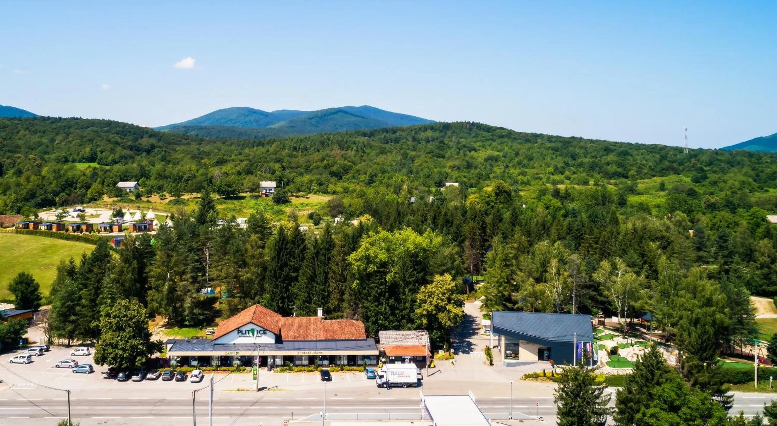 Natural landscape in Plitvice Holiday Resort