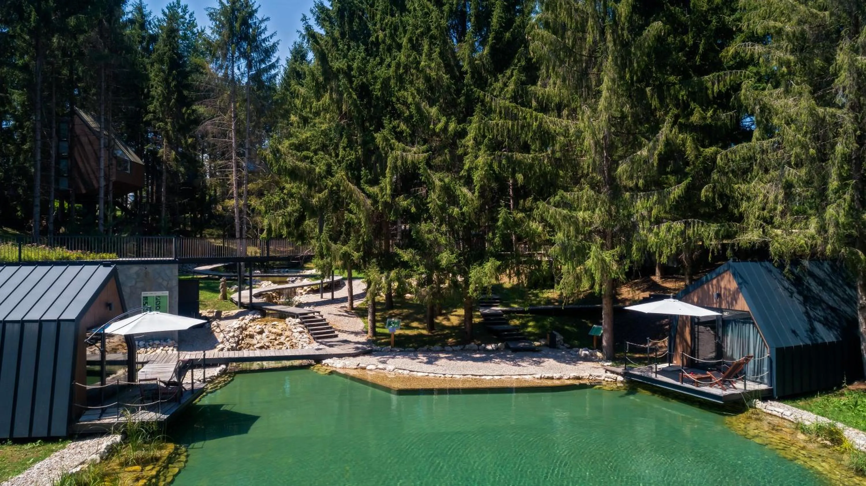Property building in Plitvice Holiday Resort