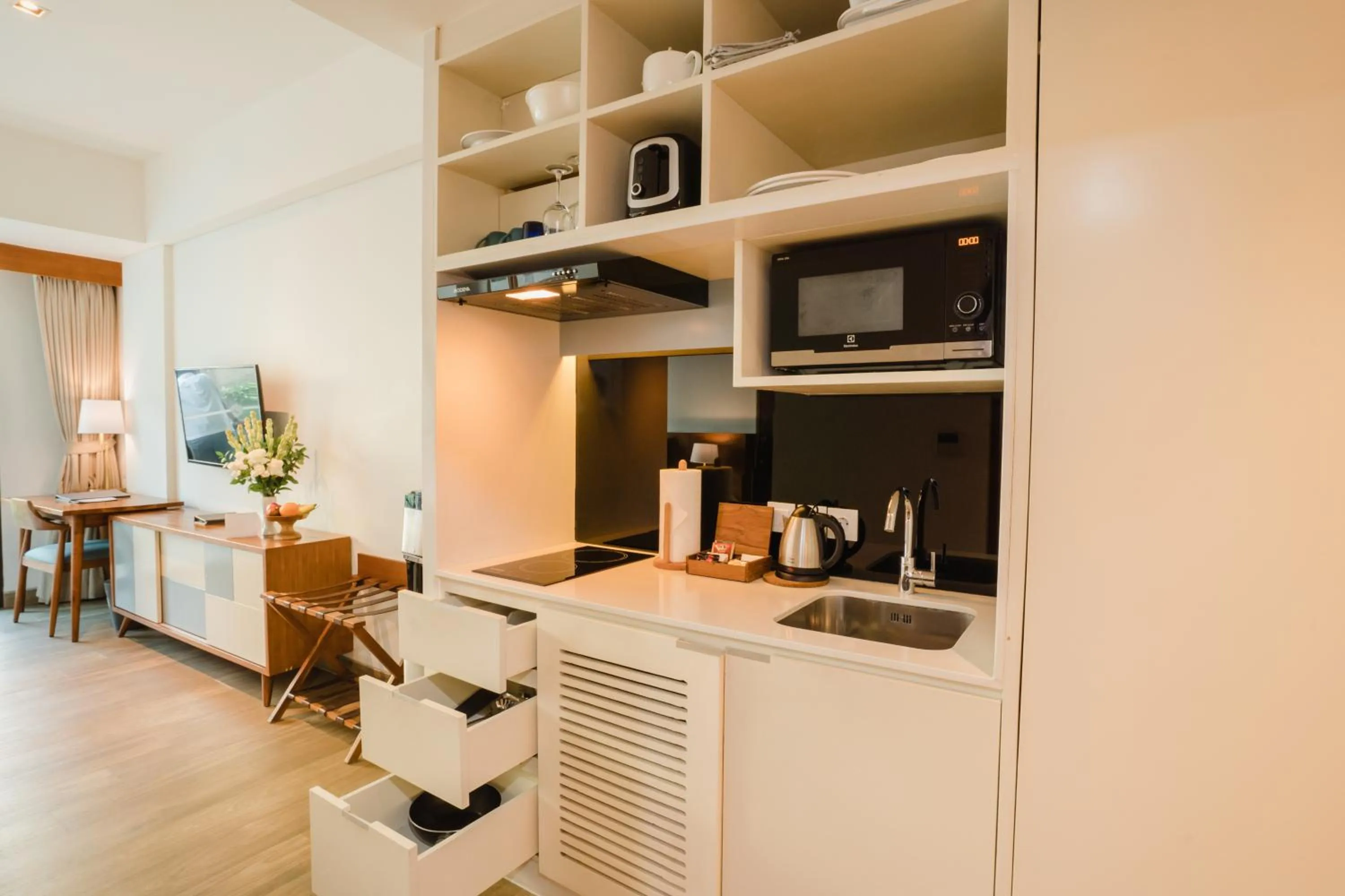 Kitchen or kitchenette in Rama Residence Padma