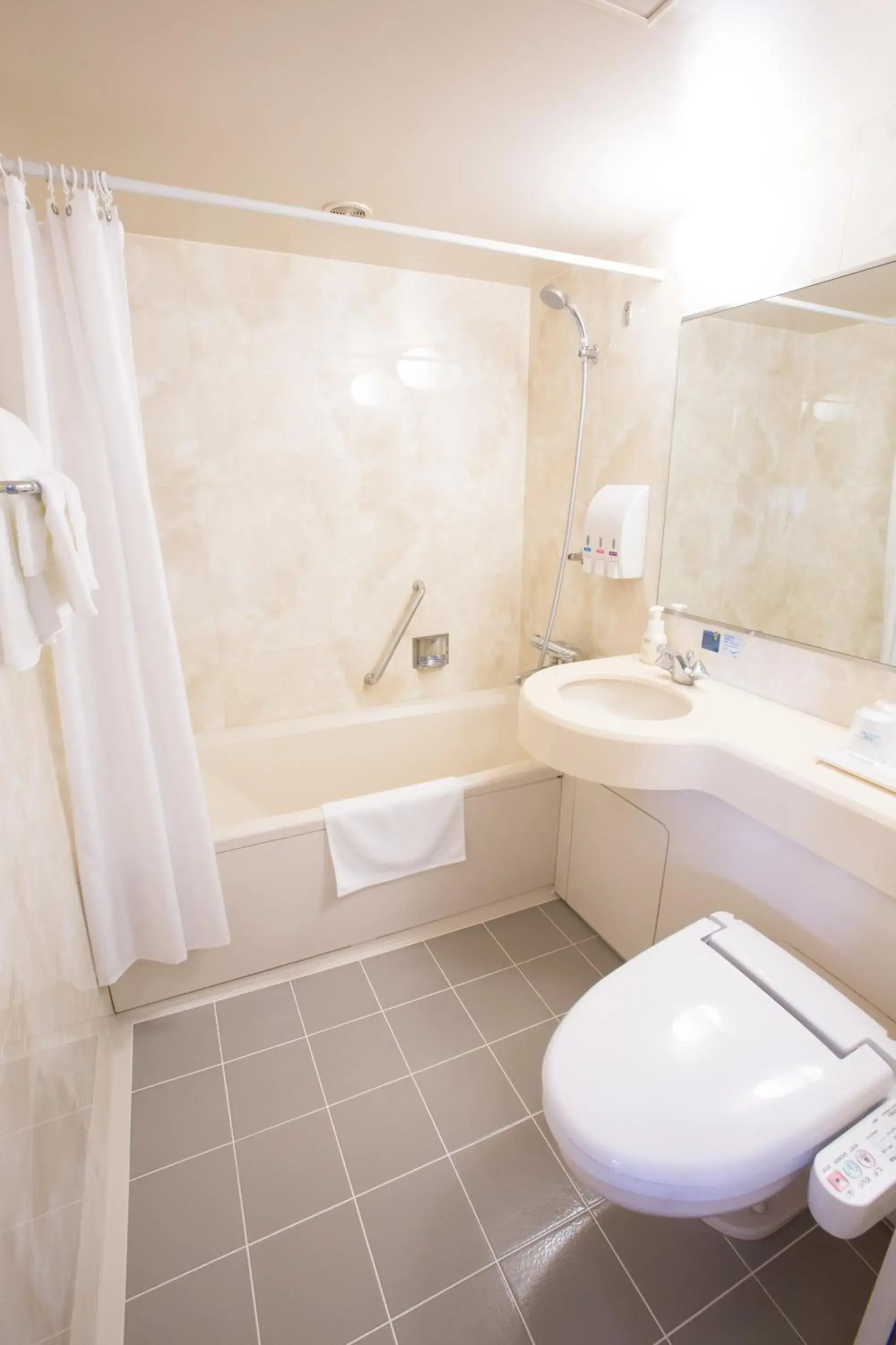 Photo of the whole room, Bathroom in Toyama Chitetsu Hotel