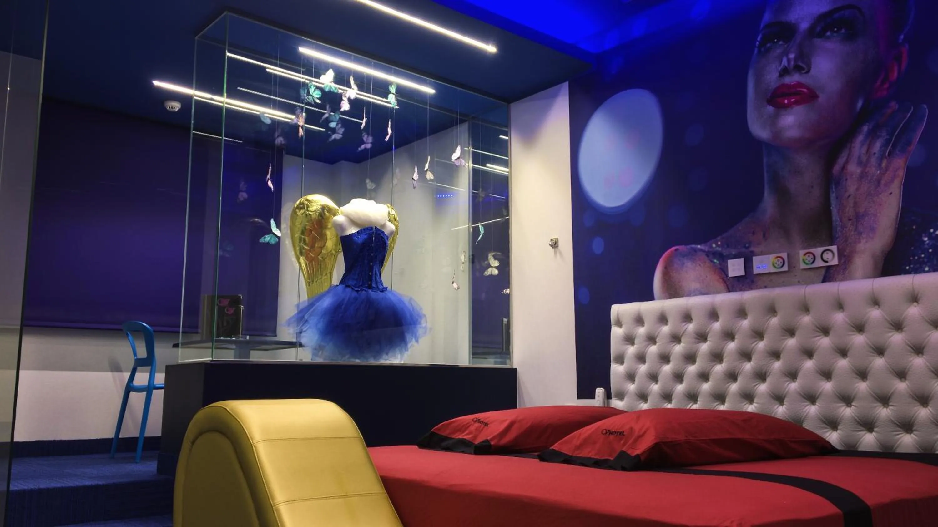 Decorative detail in Motel Venus Madrid Norte