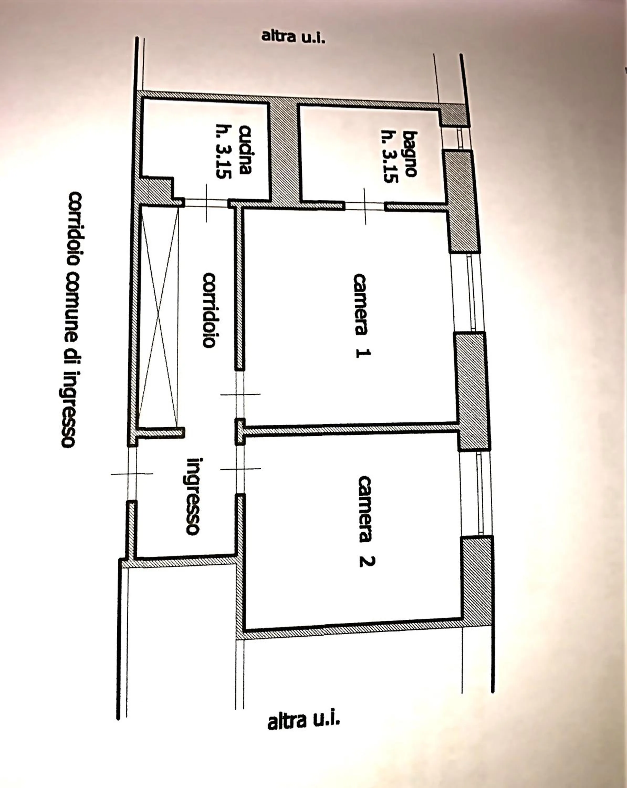 Floor plan in Eden Apartment