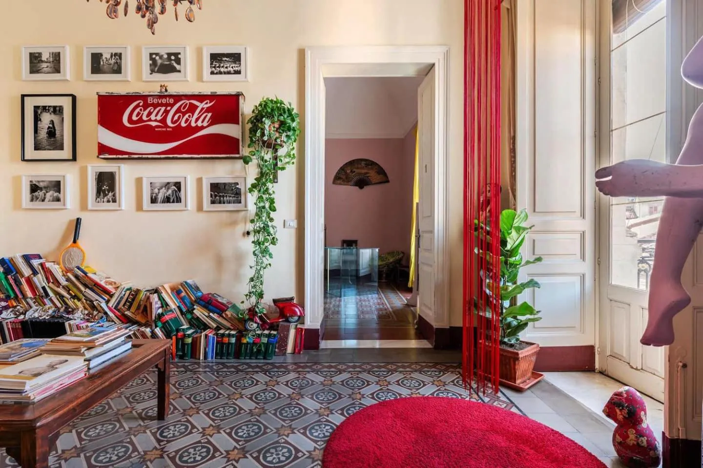 Living room in La Cot B&B