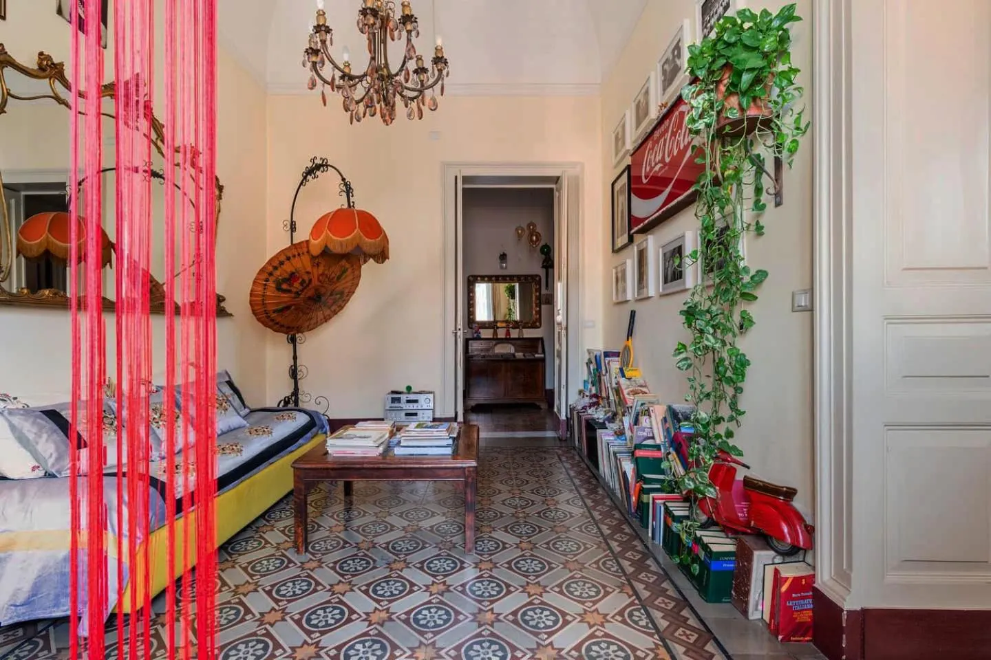 Seating area in La Cot B&B