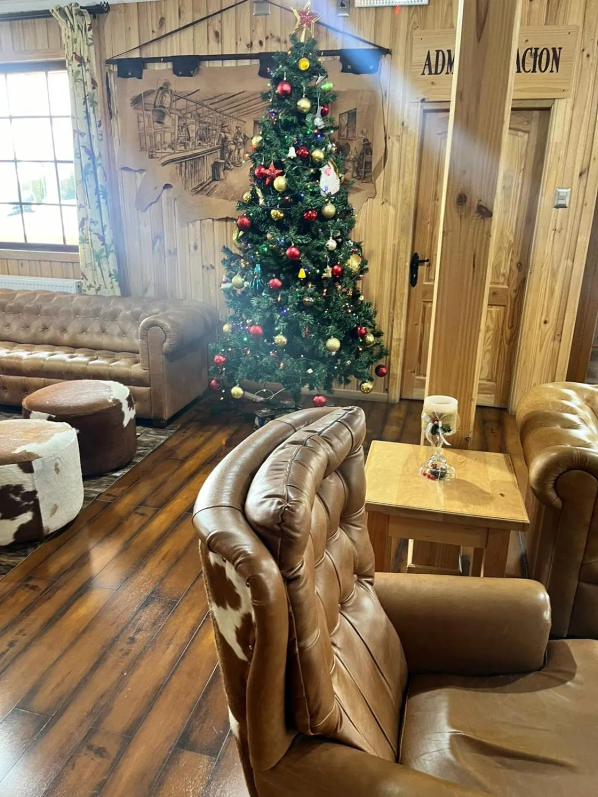 Living room in Hotel Estancia El Ovejero Patagónico
