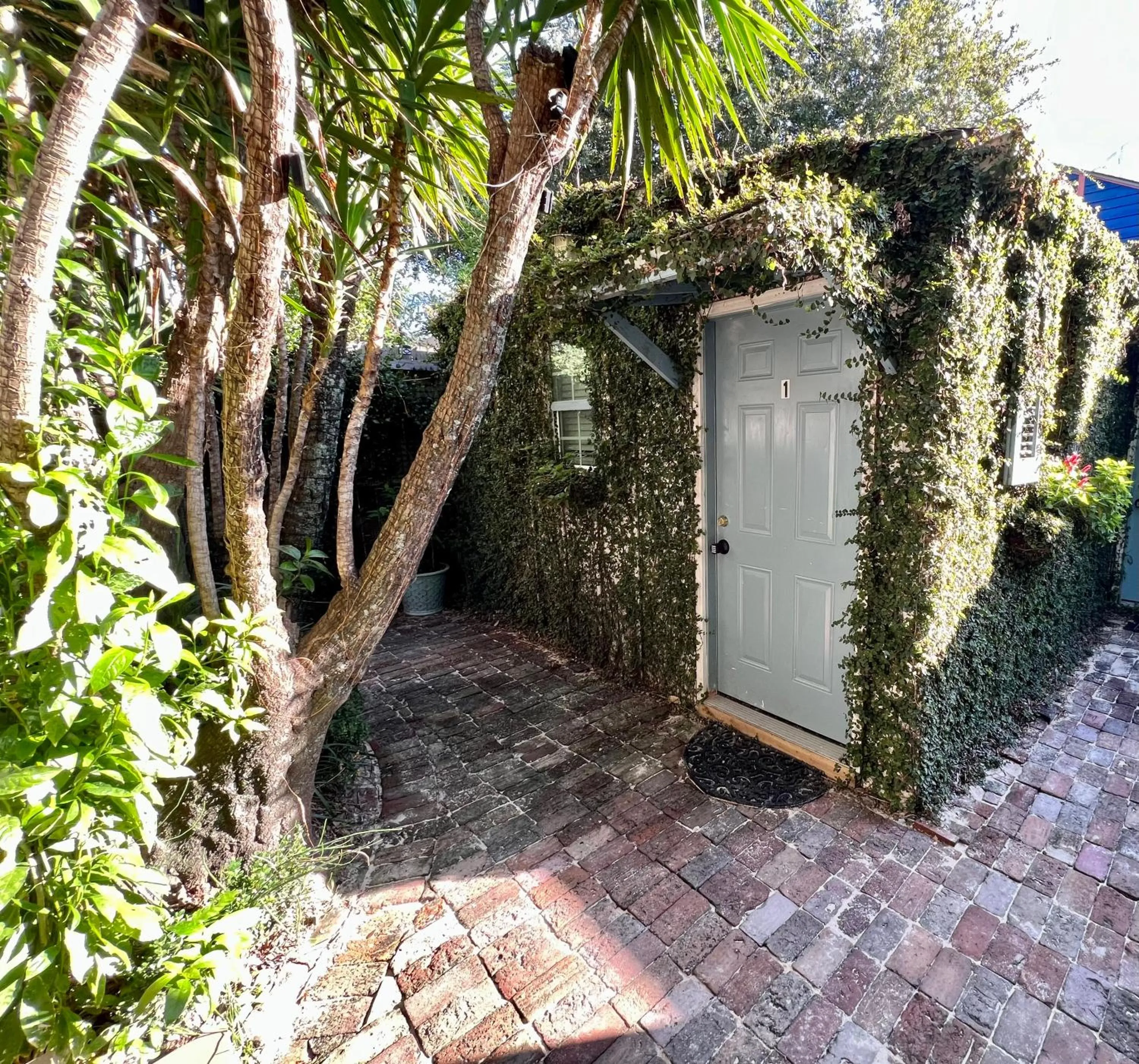 Garden view in Studio Apartment Antonine