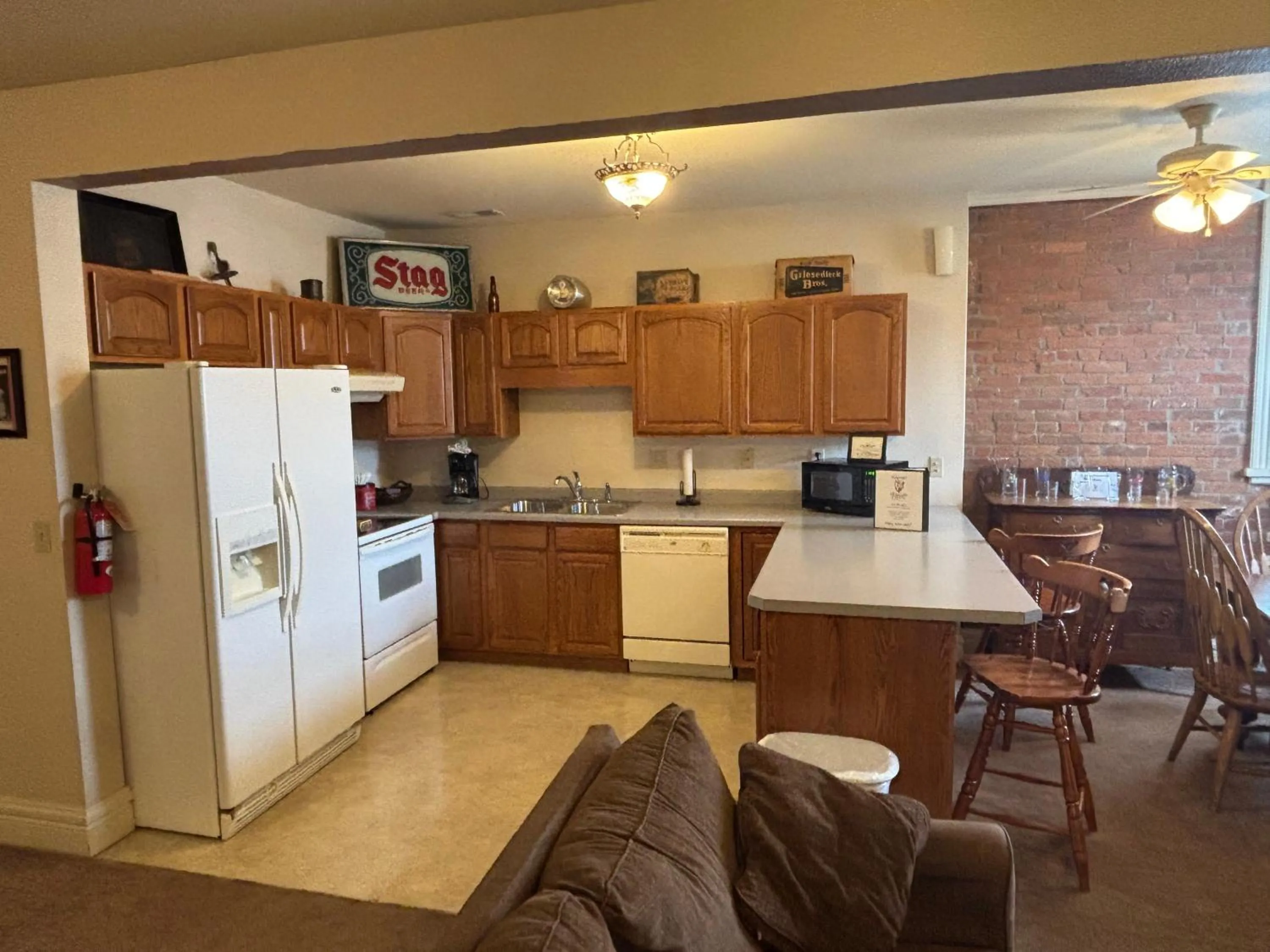 kitchen in Hermann Crown Suites