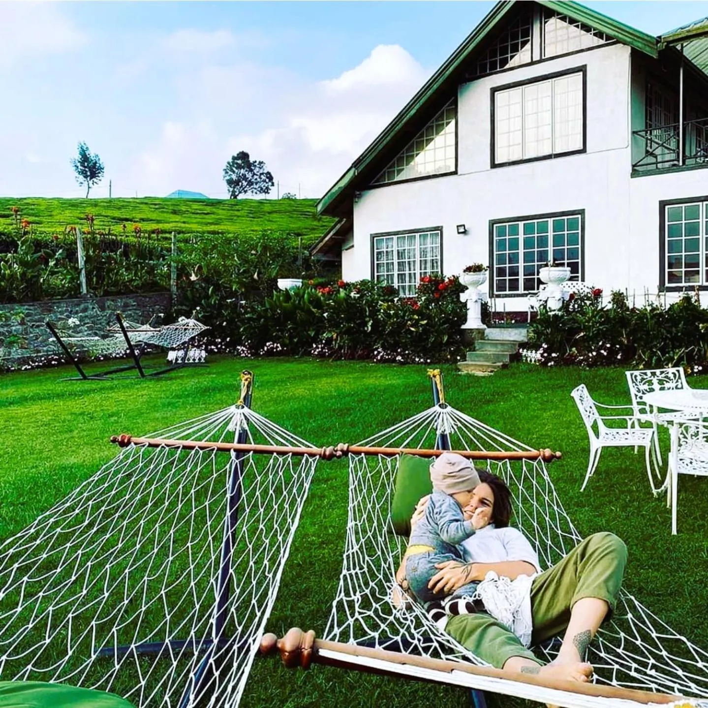 Garden view in The Tea Garden