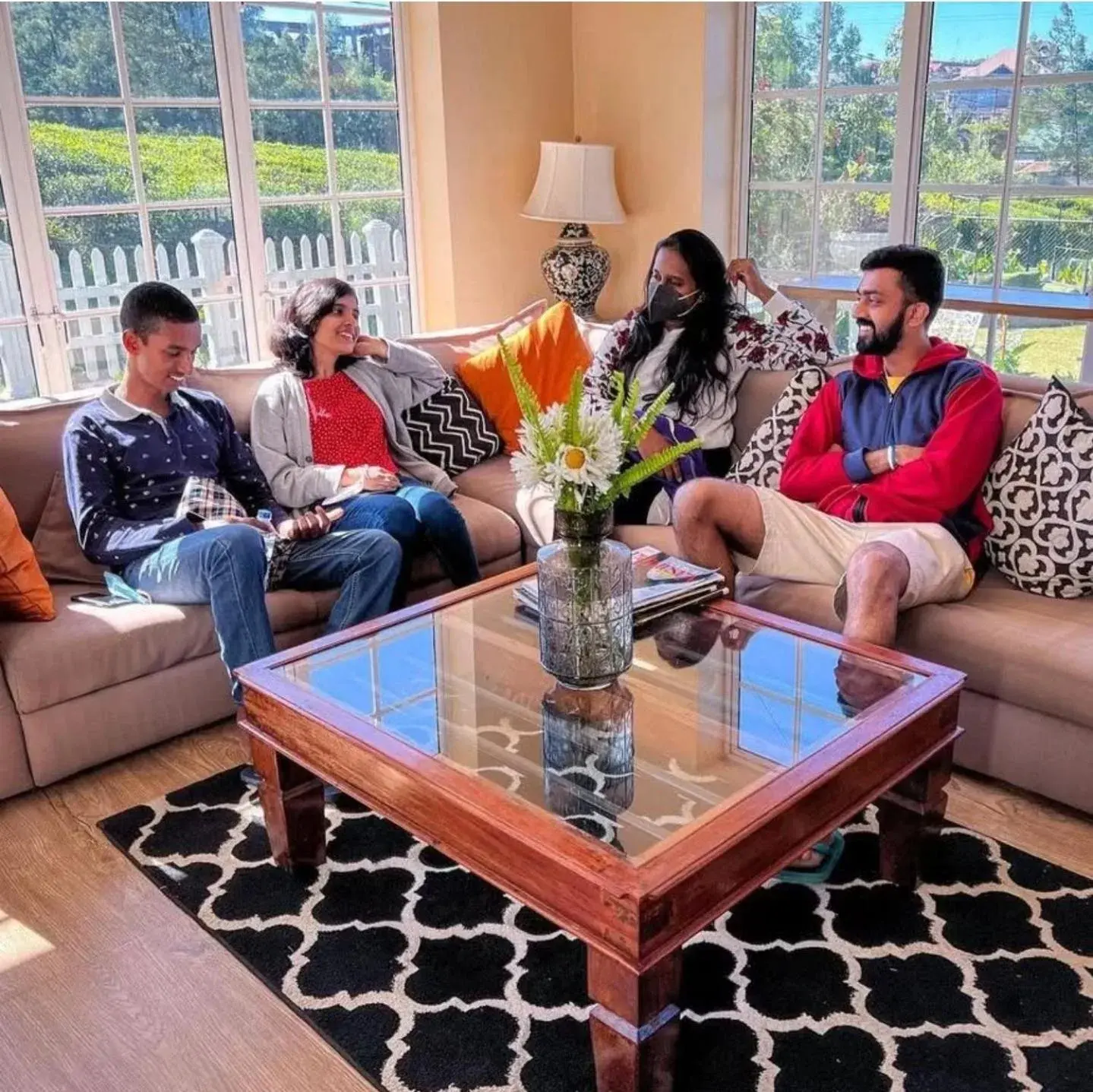 Living room in The Tea Garden Living room in The Tea Garden