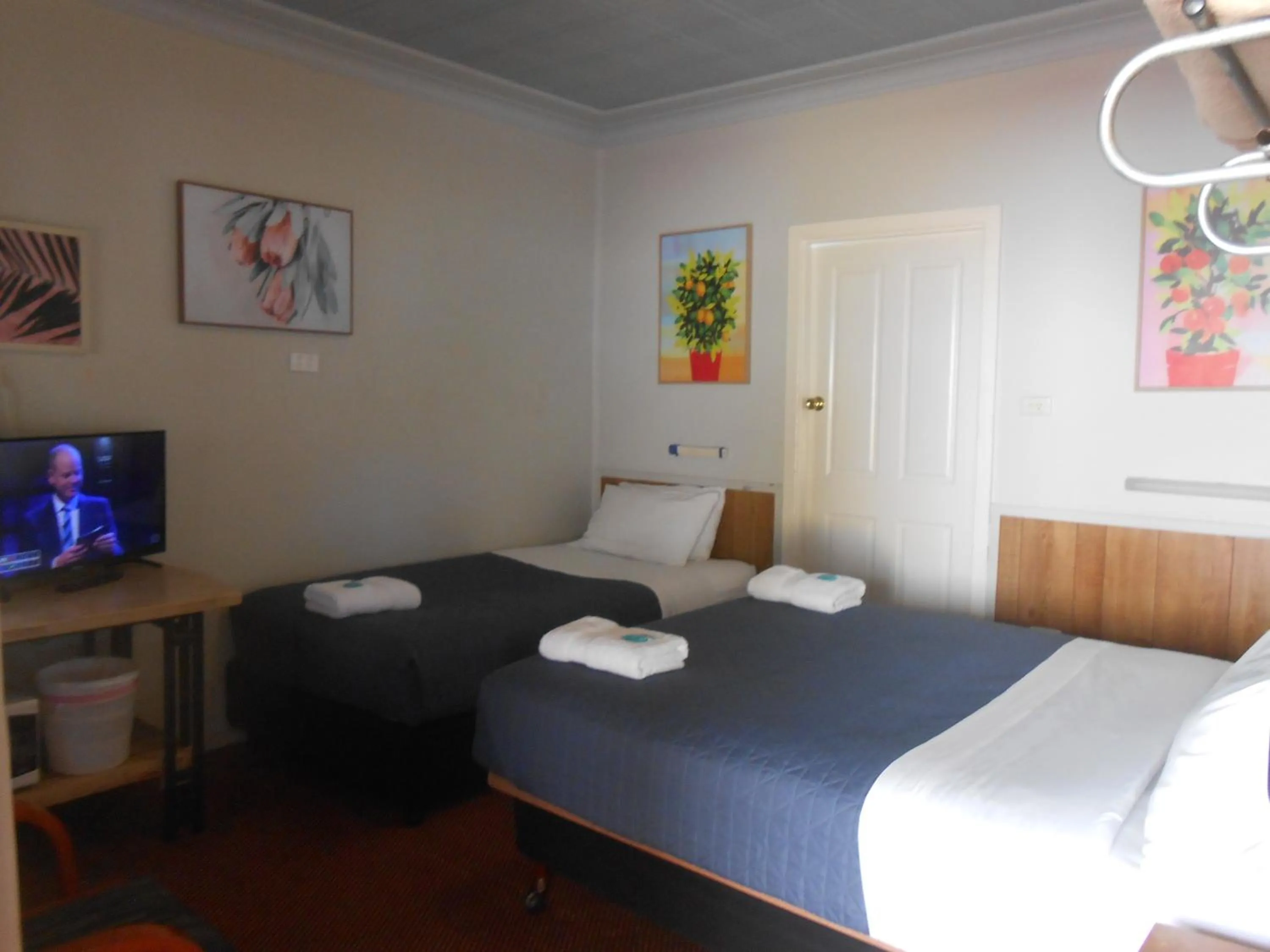 Bed in Mount View Motel