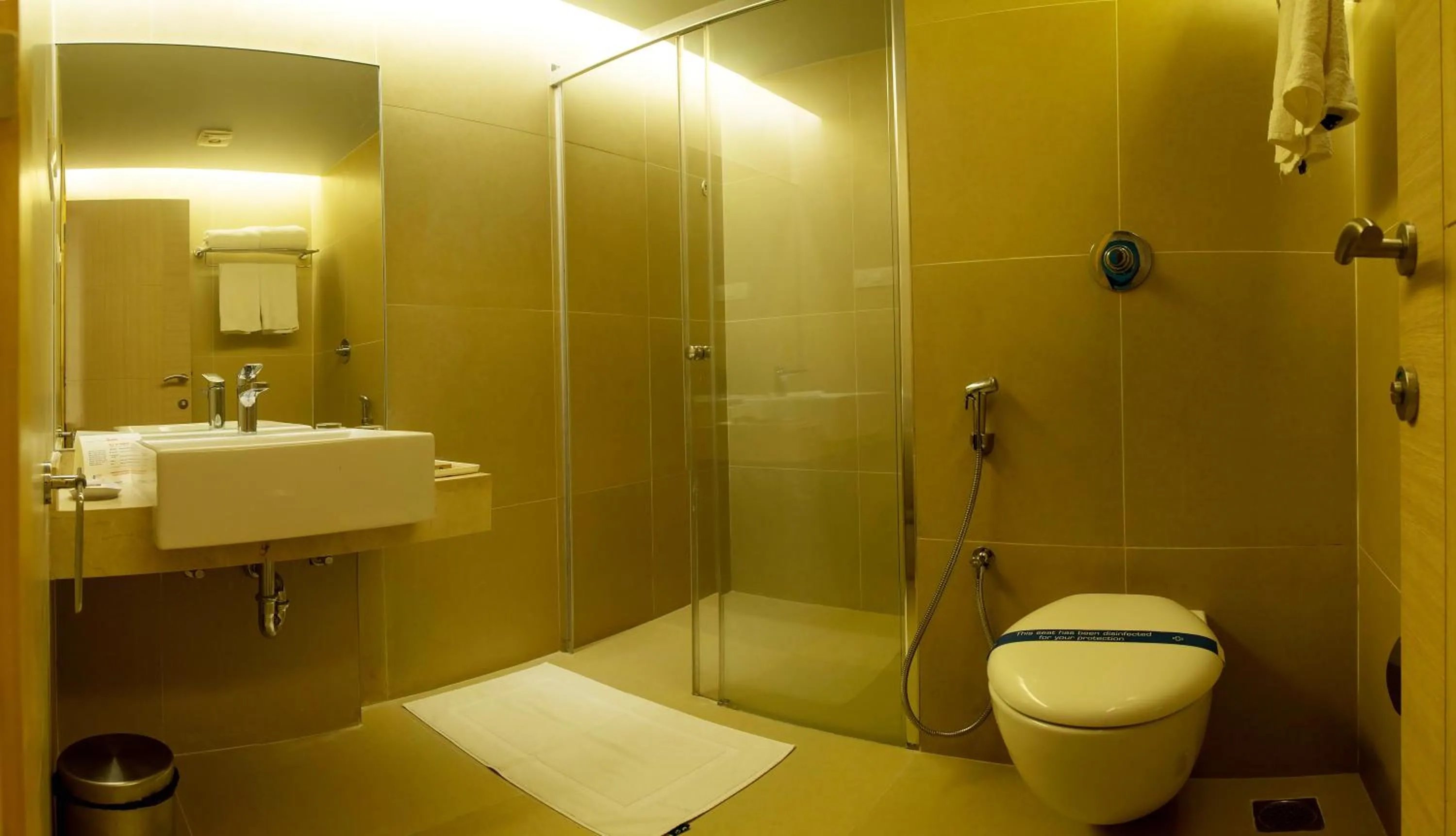 Bathroom in KVM Hotels Srirangam