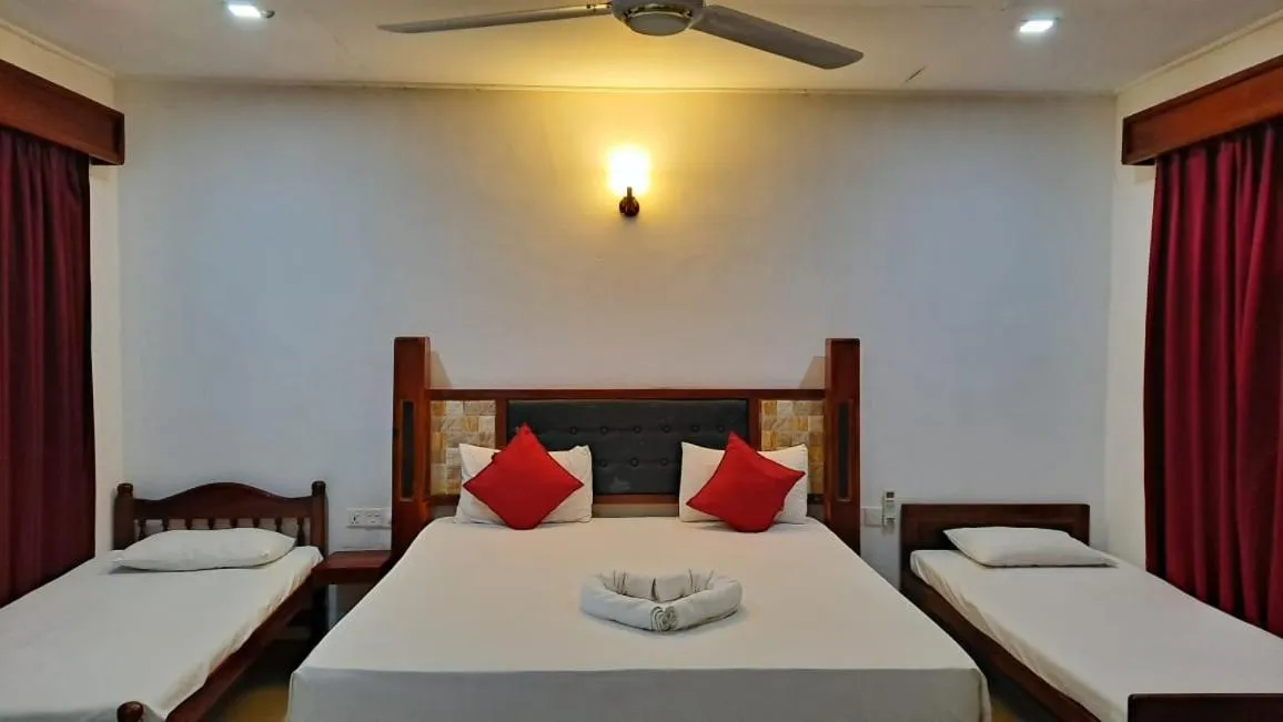 Bed in Sea View Beach Hotel