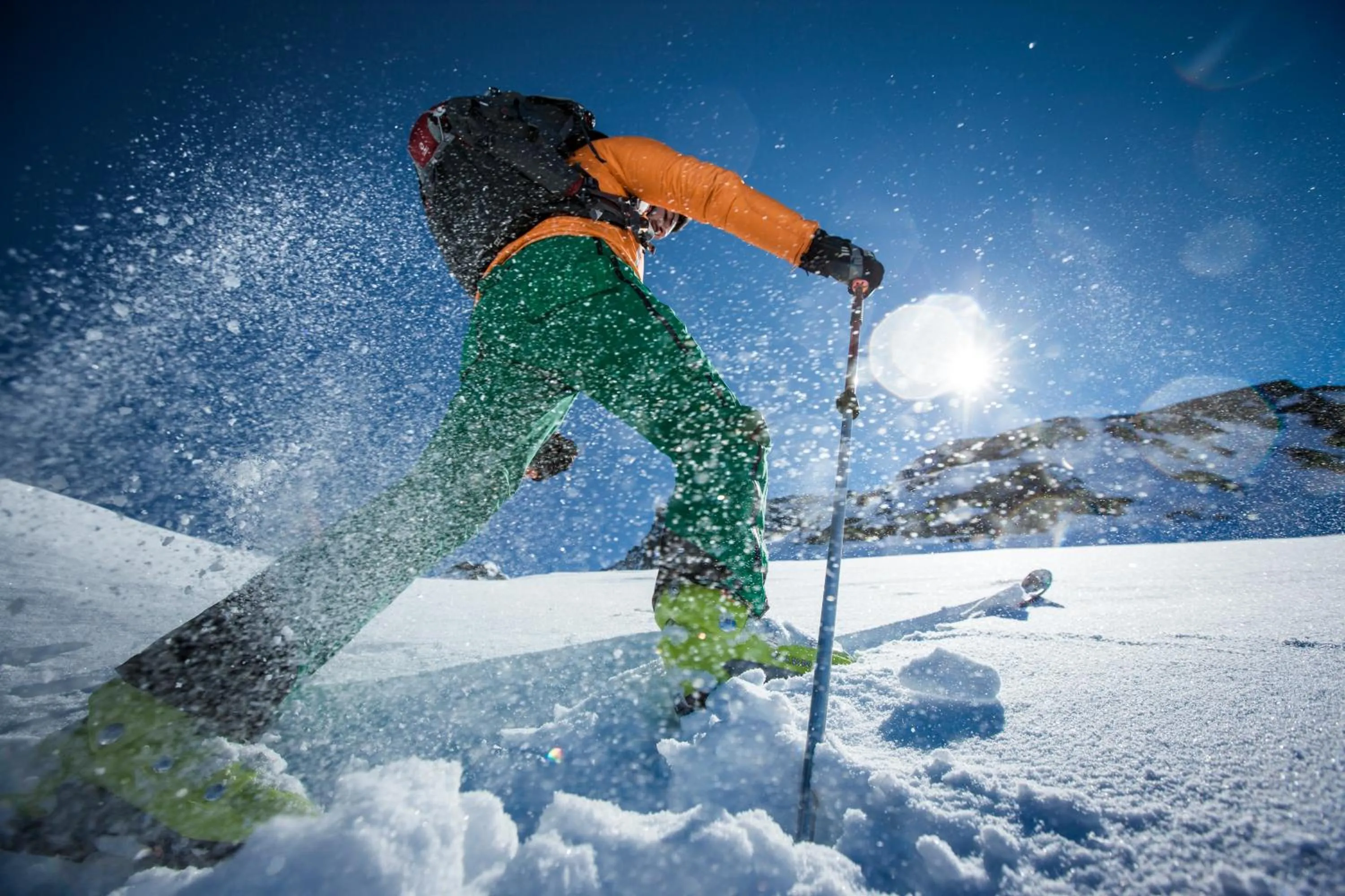 Skiing in XL Appartements Steinhaus