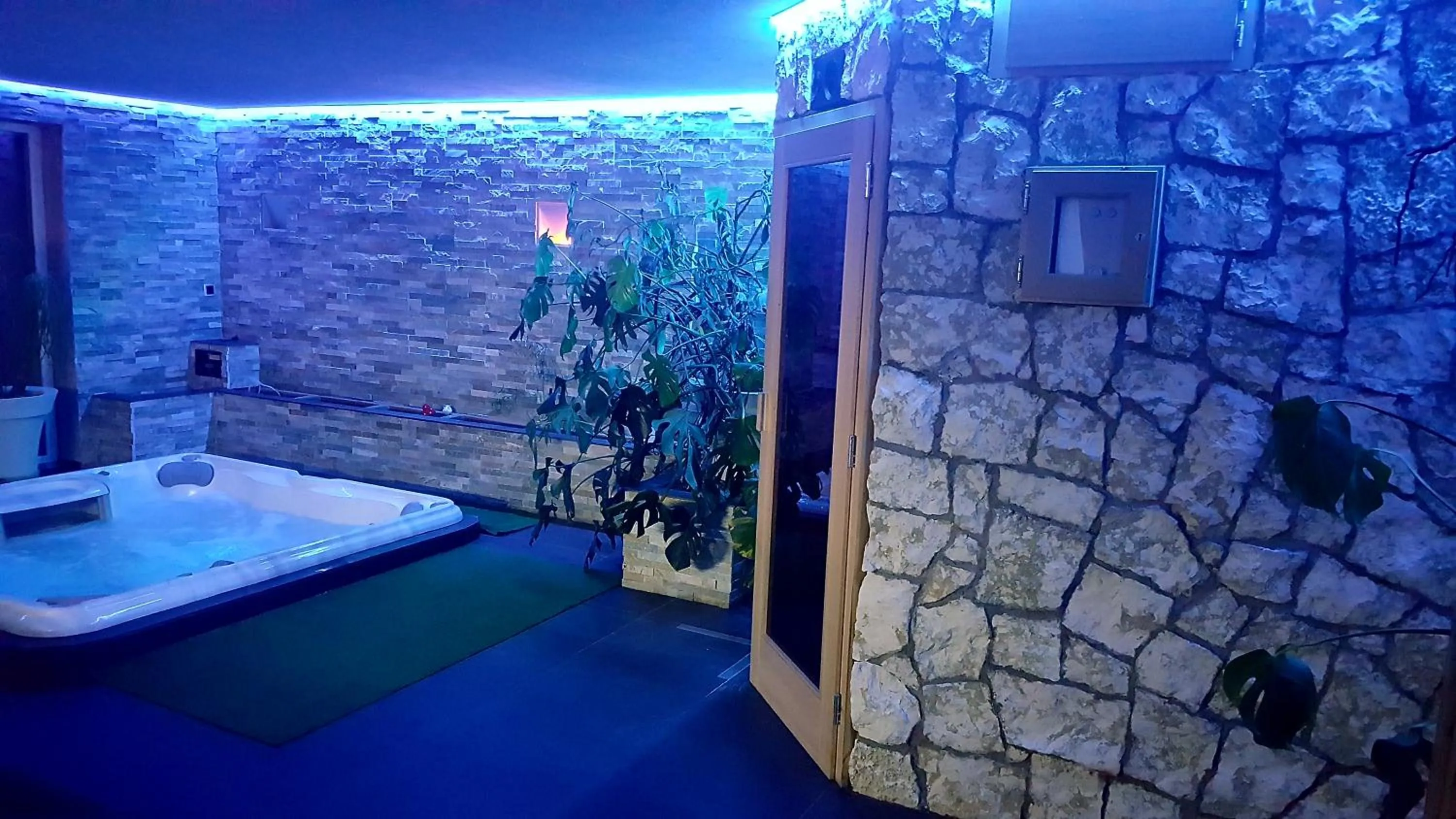 Hot Tub in XL Appartements Steinhaus