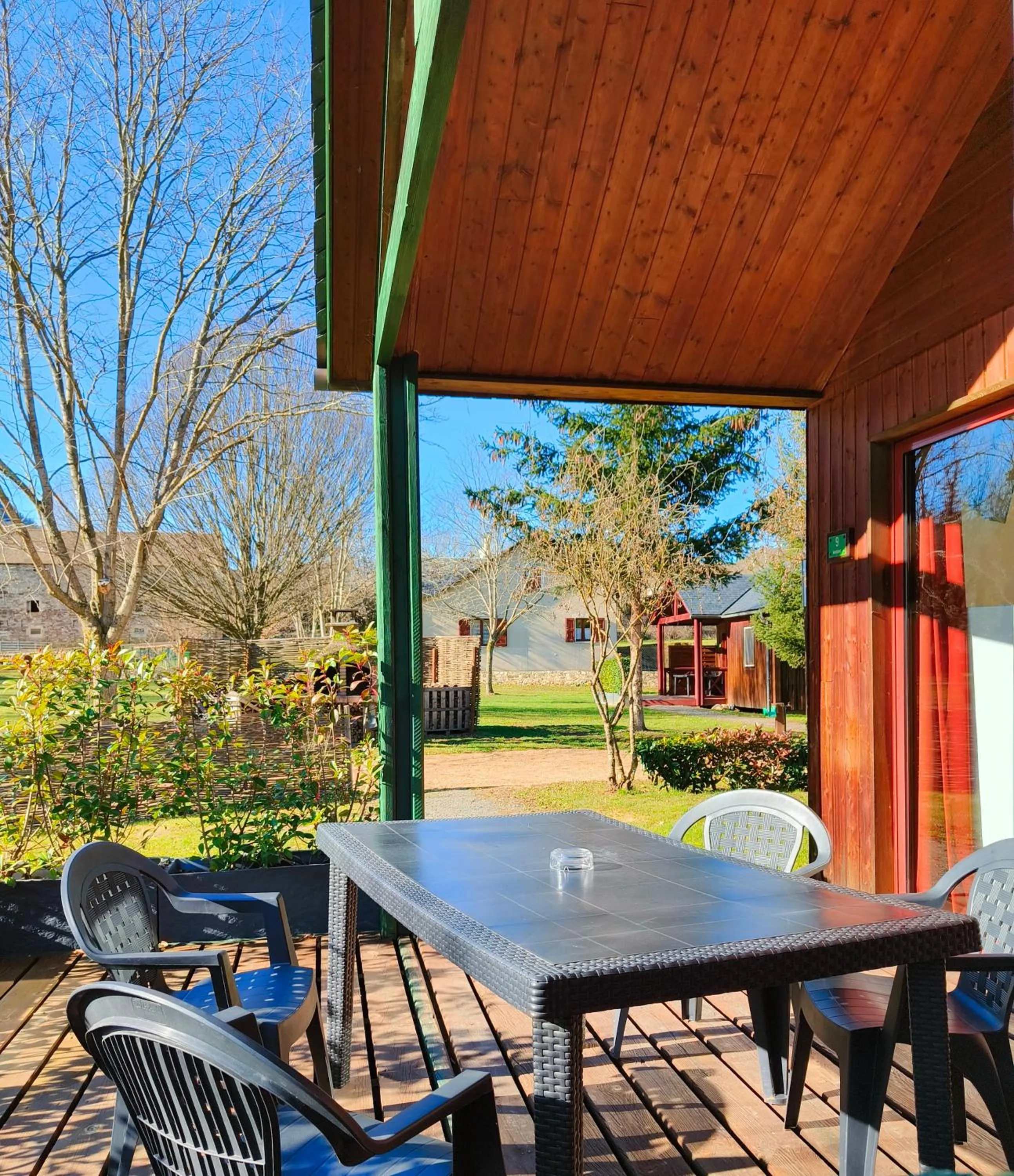 Patio in Chalets de la Colagne