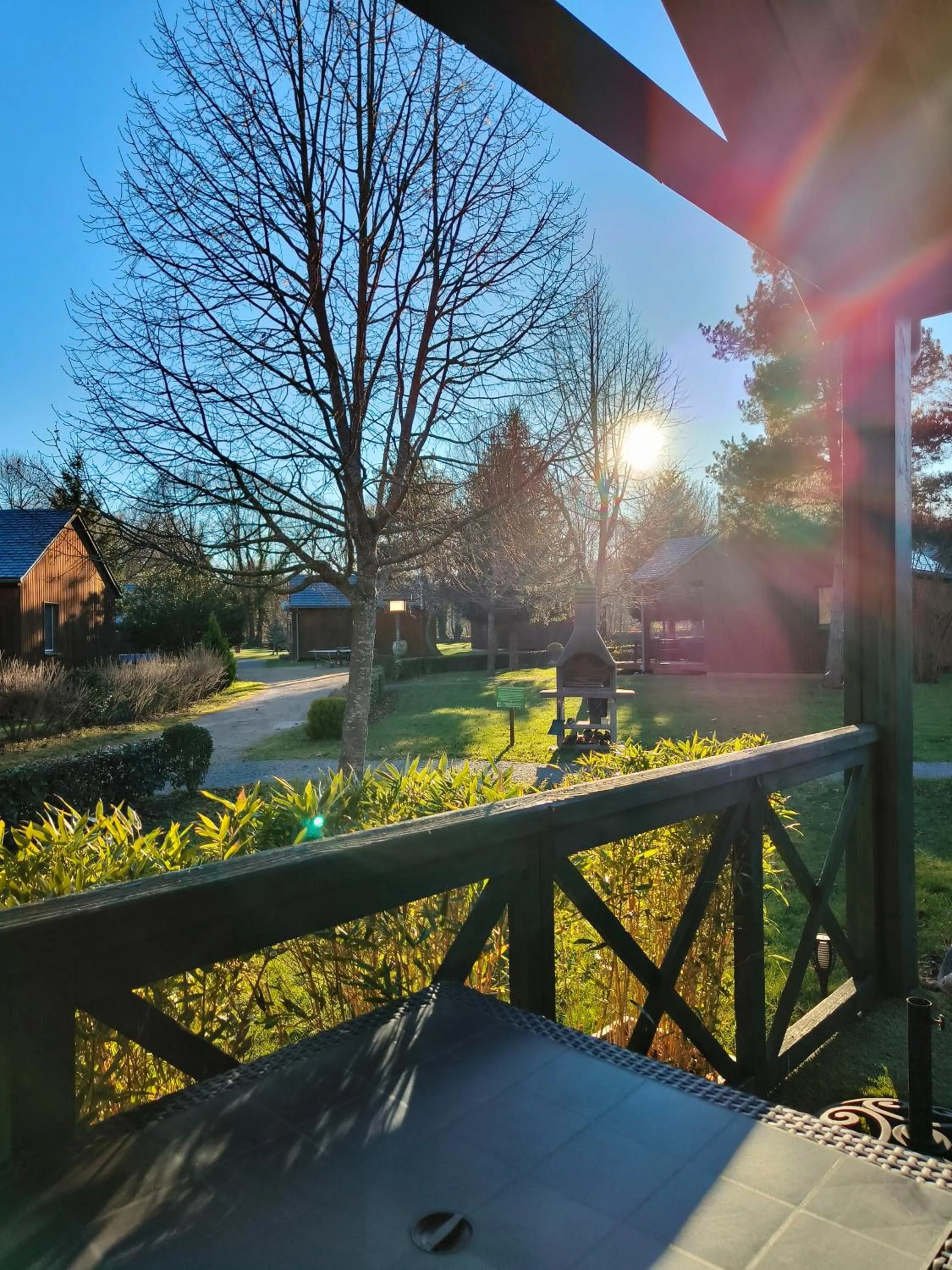 Patio in Chalets de la Colagne