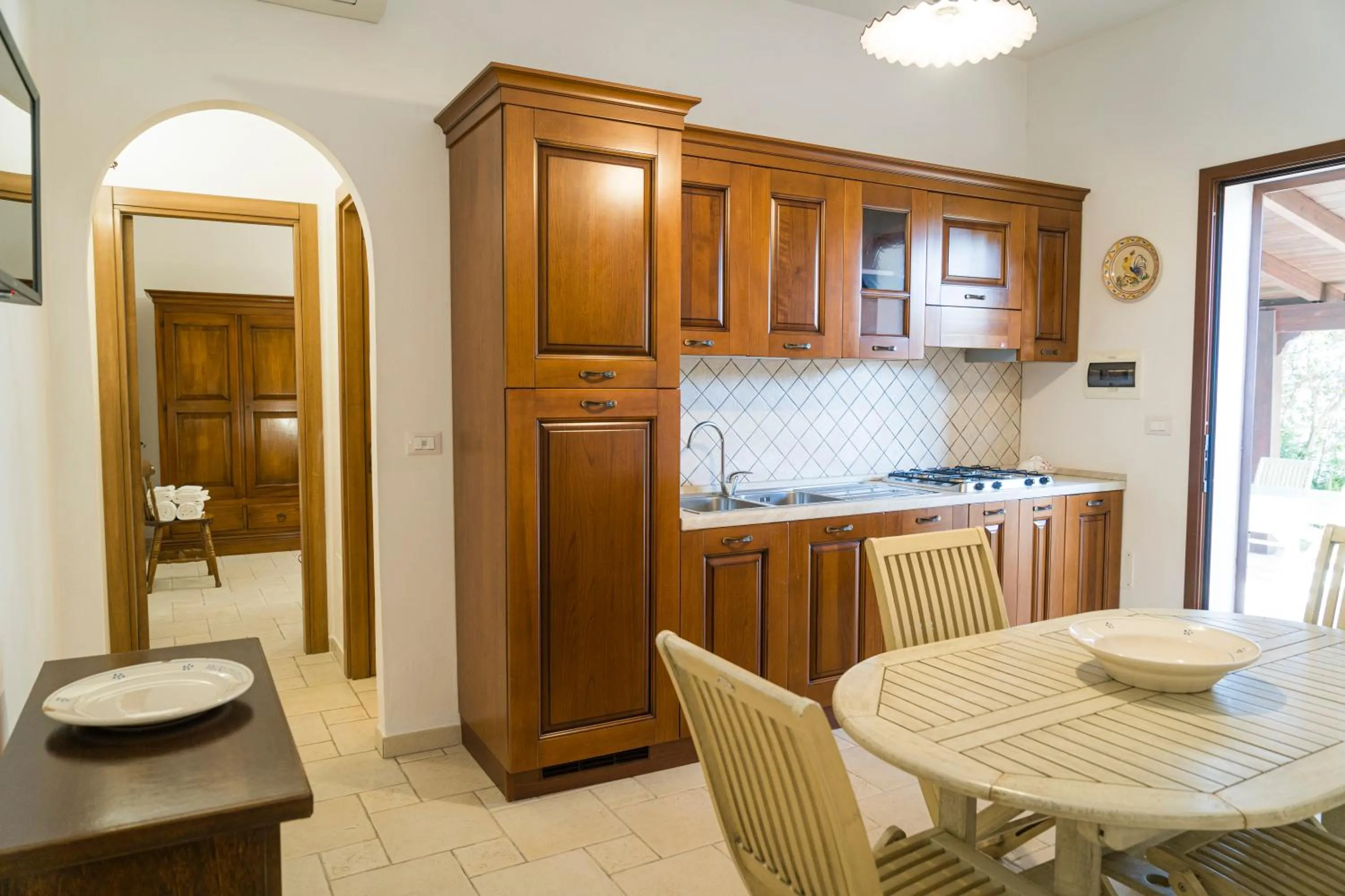 Kitchen or kitchenette in Agriturismo Scalelle