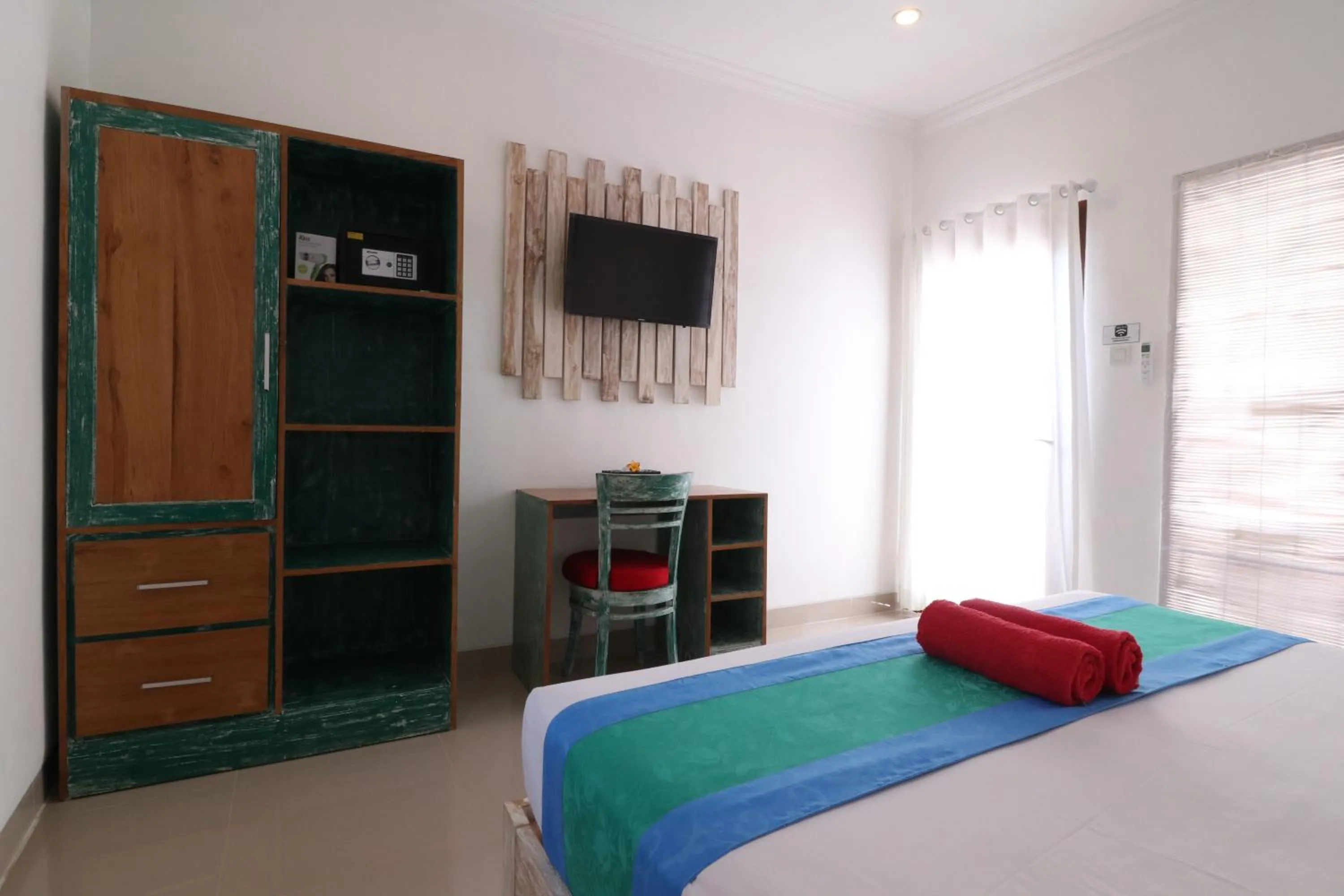 Bed in Surf Lodge Canggu