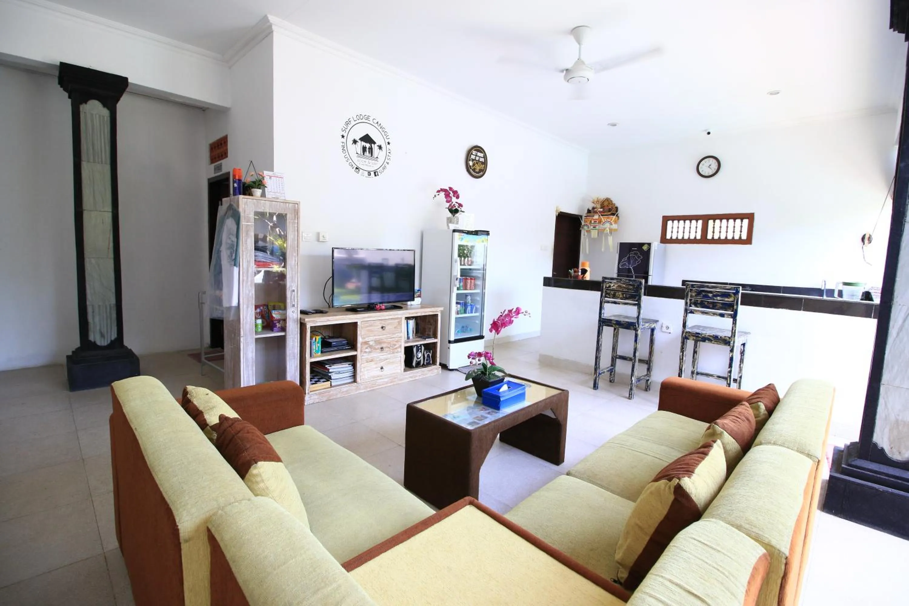 Living room in Surf Lodge Canggu