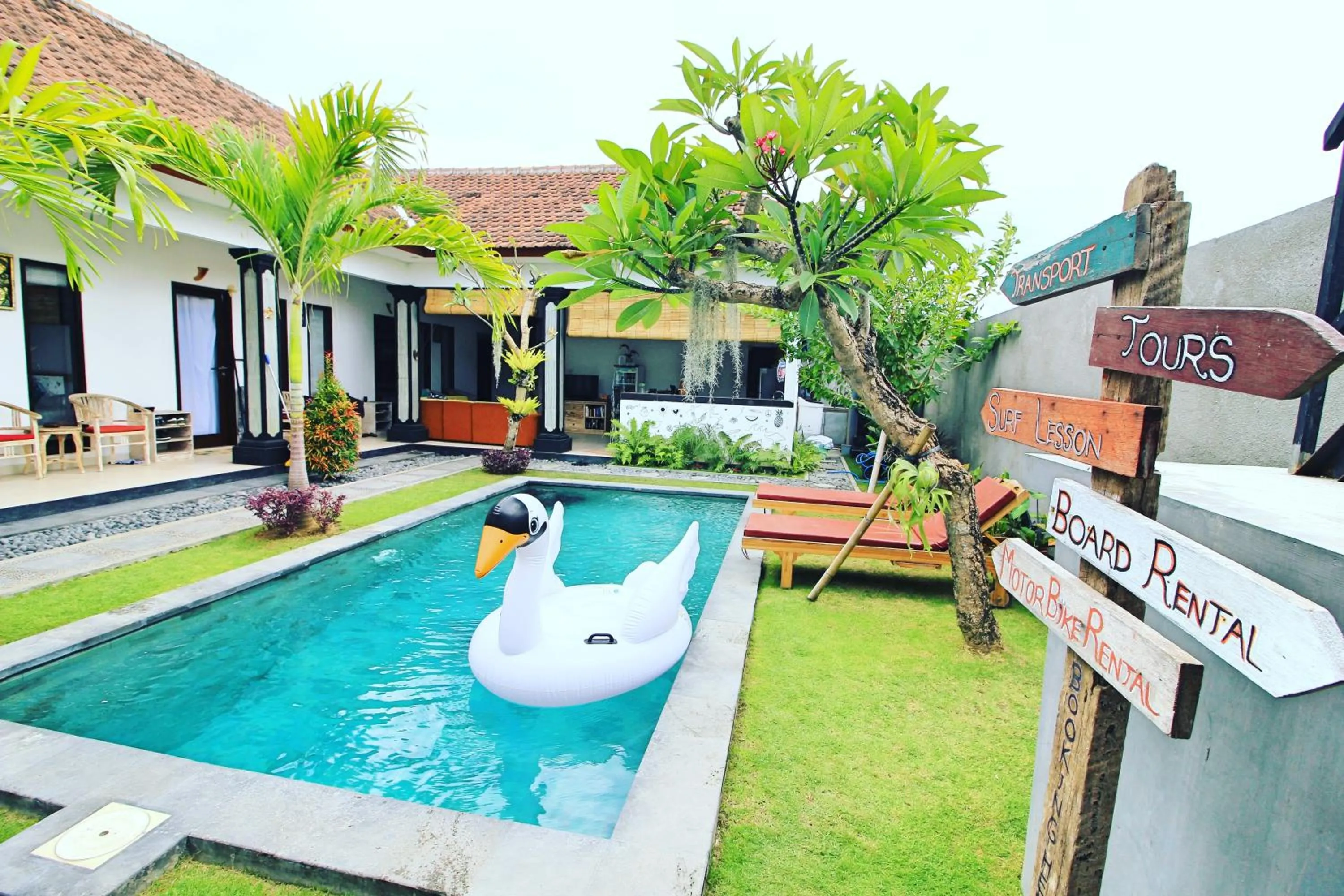 Swimming pool in Surf Lodge Canggu