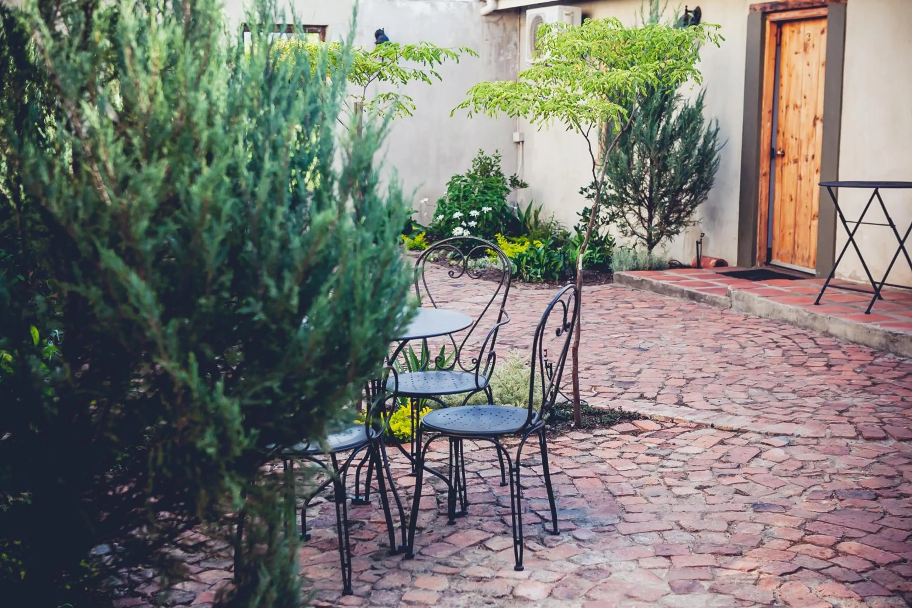 Patio in Station House Simondium