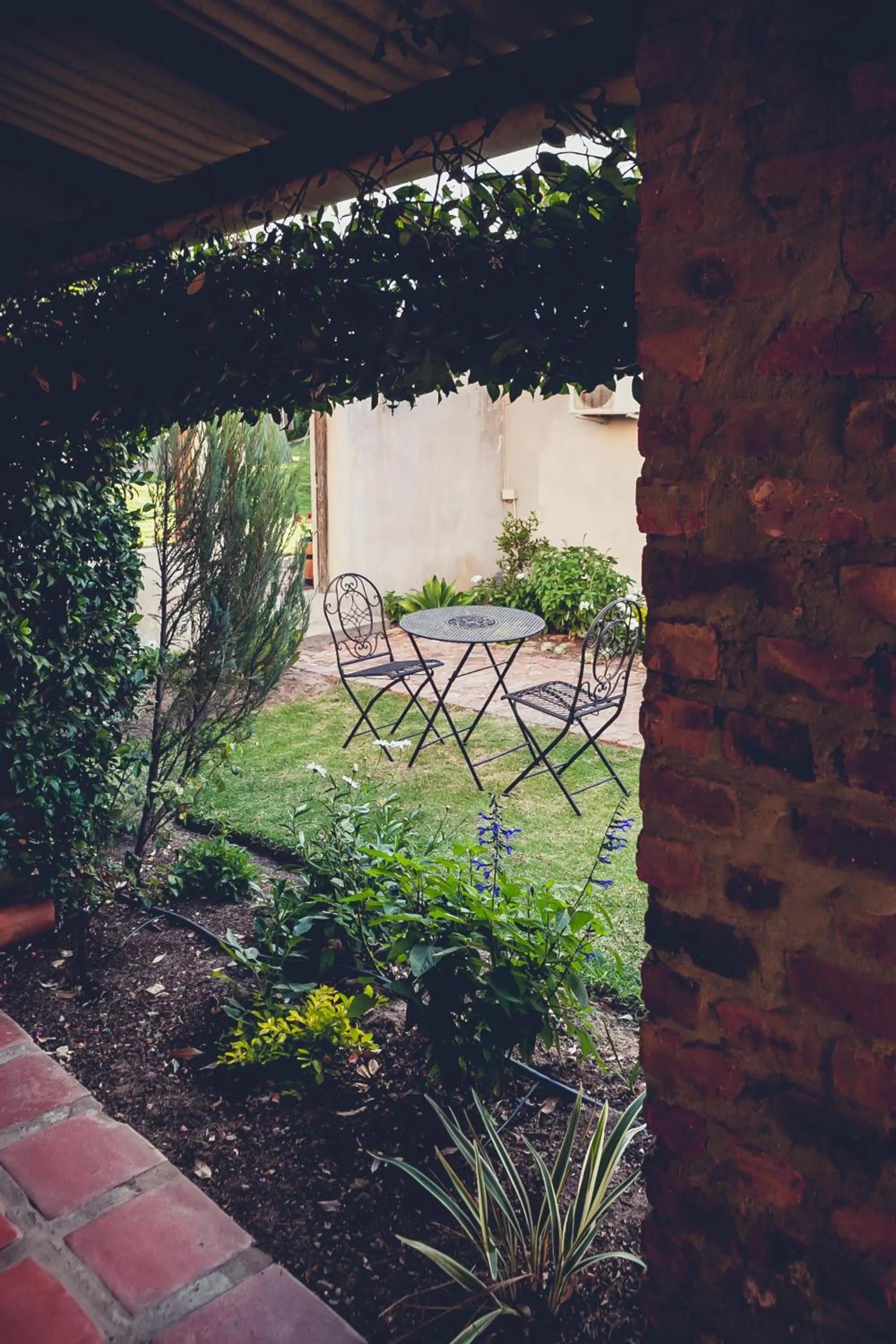 Patio in Station House Simondium