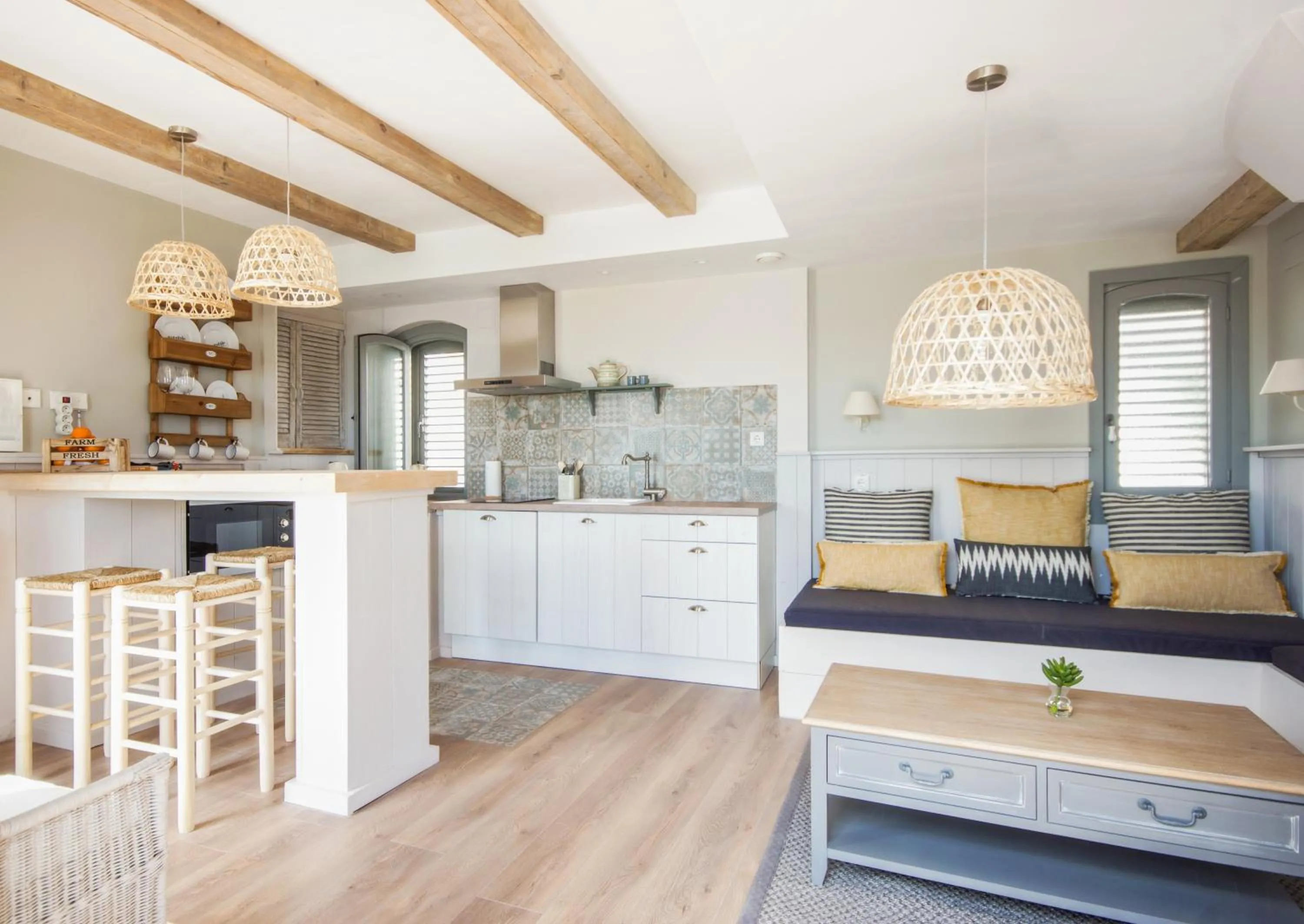 Kitchen or kitchenette in The Beach House Studios & Suites