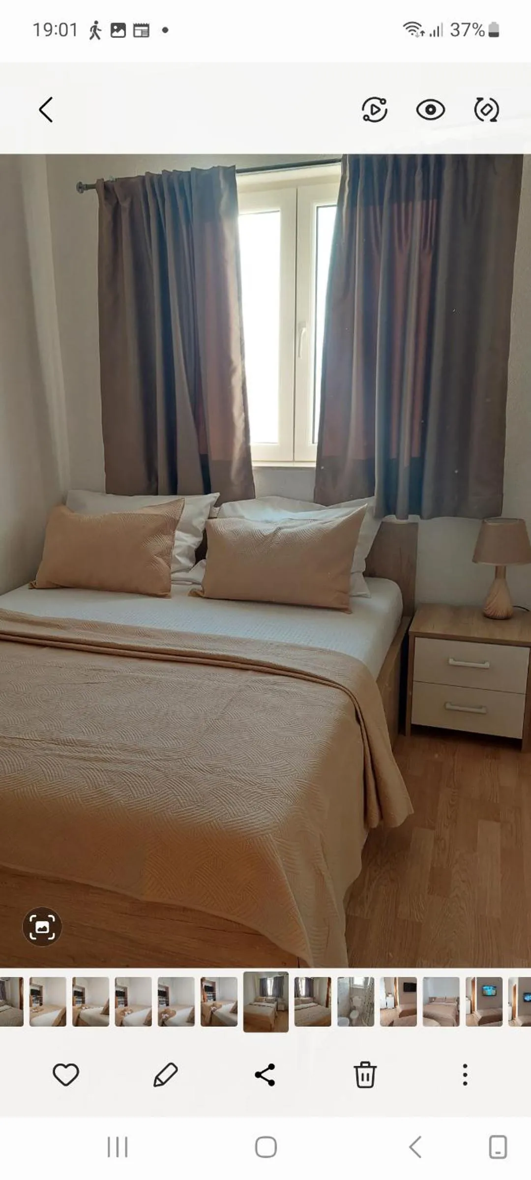 Bed in Royal Apartments