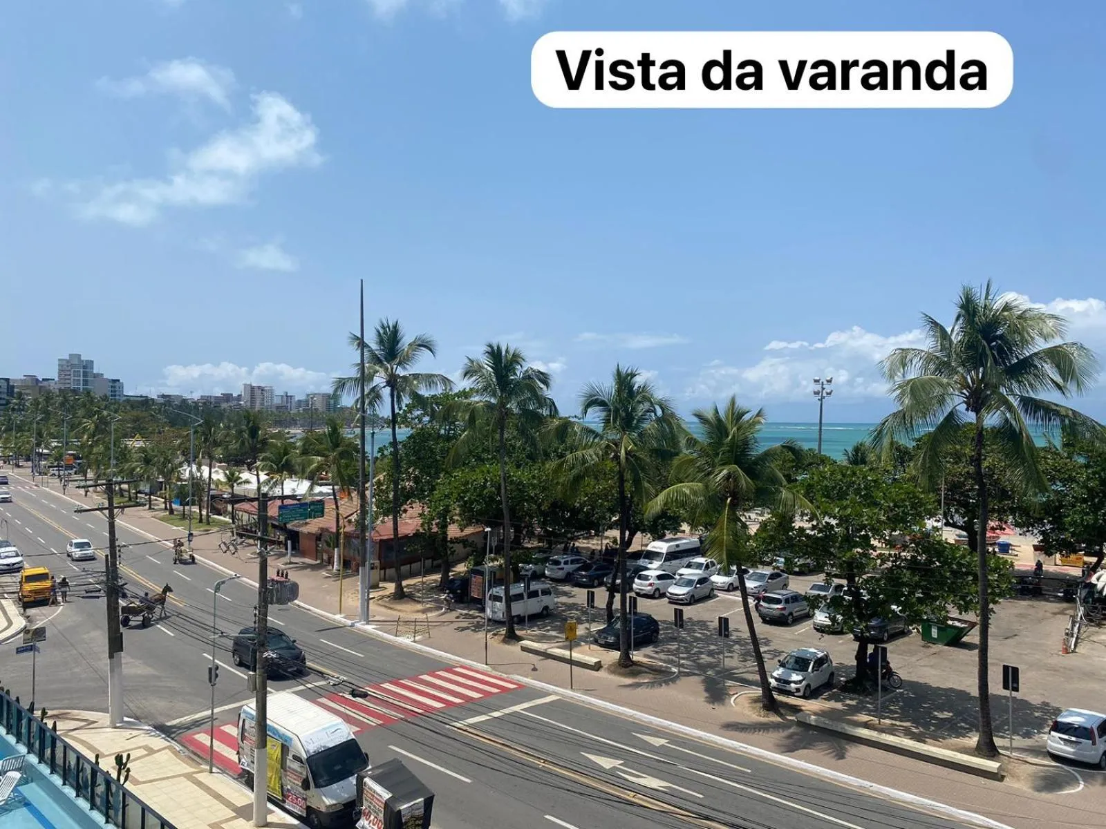 Vista única à BEIRA-MAR na praia de pajuçara - dois quartos- Apto 302