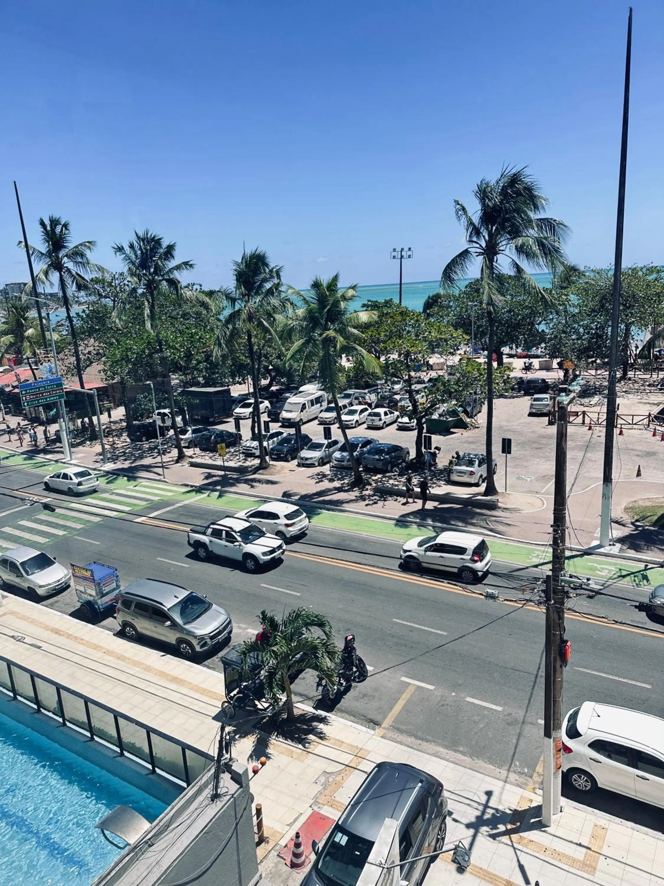Vista única à BEIRA-MAR na praia de pajuçara - dois quartos- Apto 302